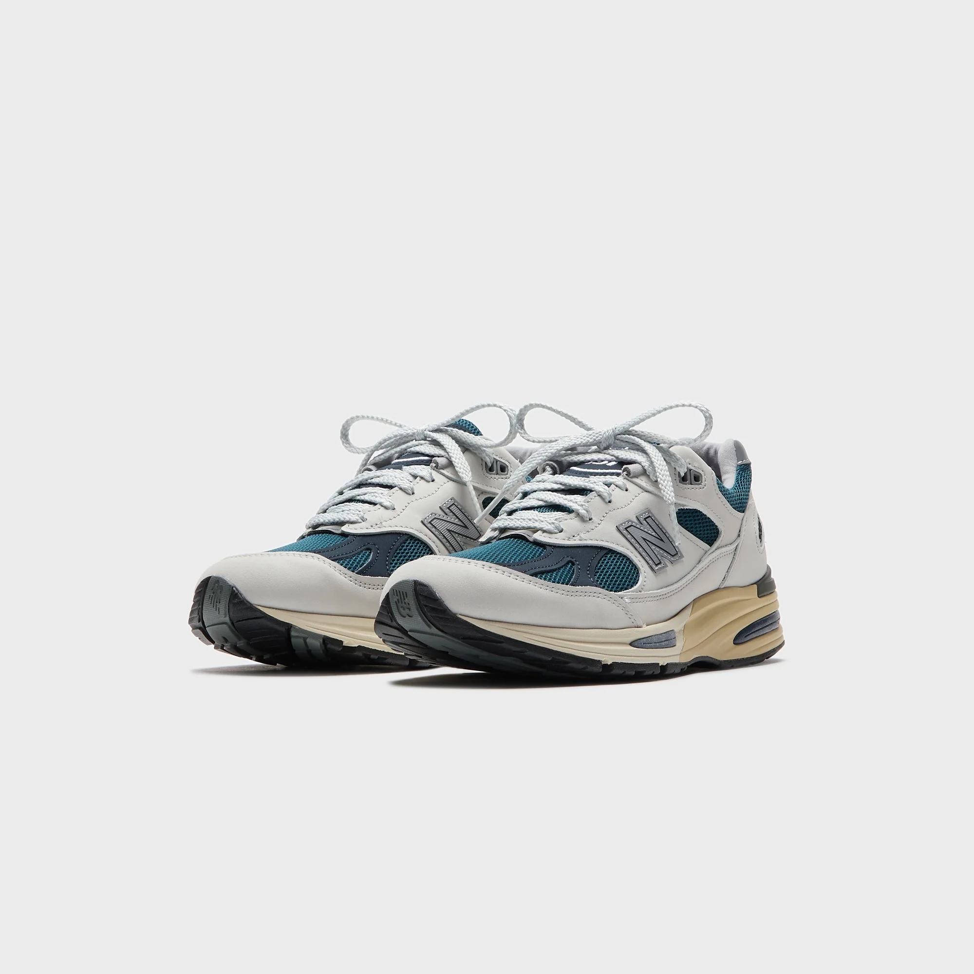 New Balance Made in UK 991v2 - Grey / Balsam / Total Eclipse - Image 2