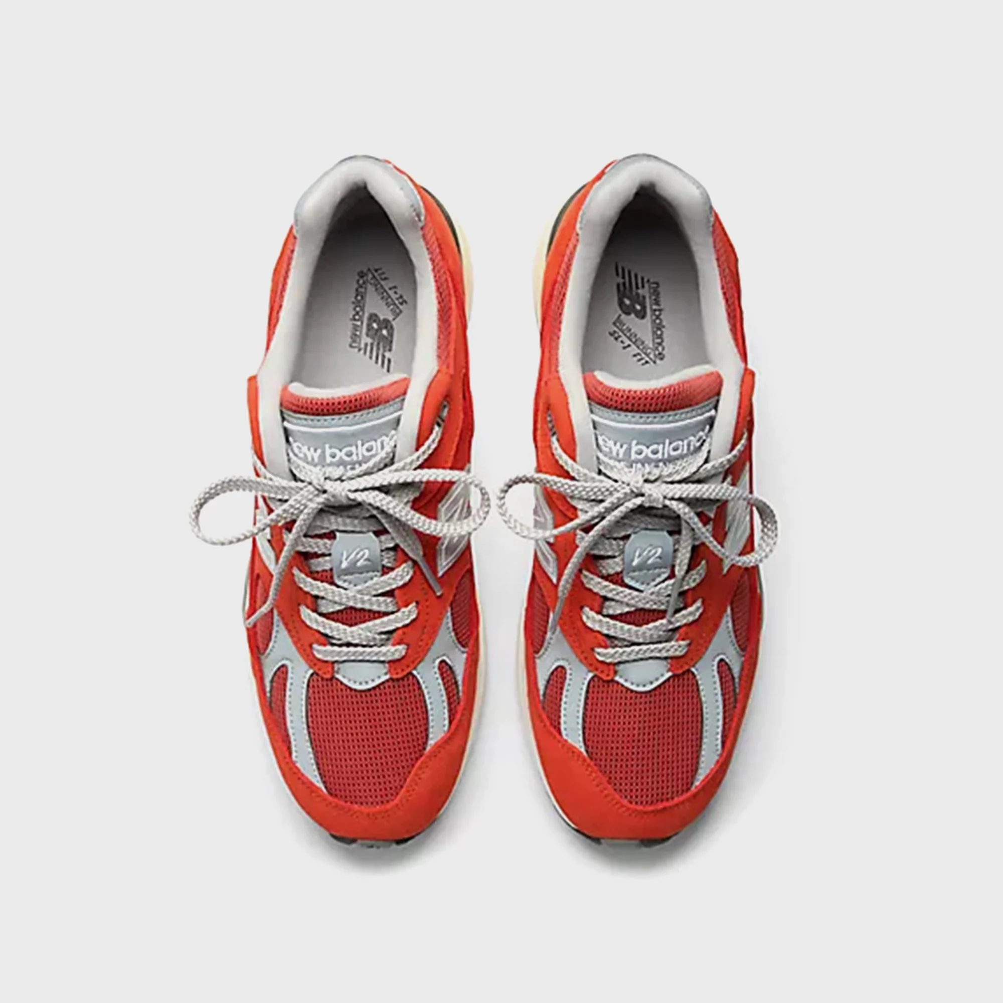 New Balance Made in UK 991v2 - Grenadine / Fire Whirl - Image 4