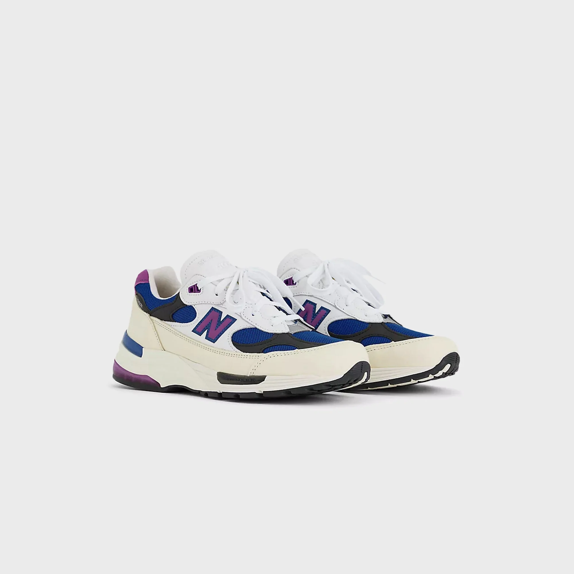 New Balance Made in USA 992 - White / Team Royal / Purple Fuchsia - Image 2