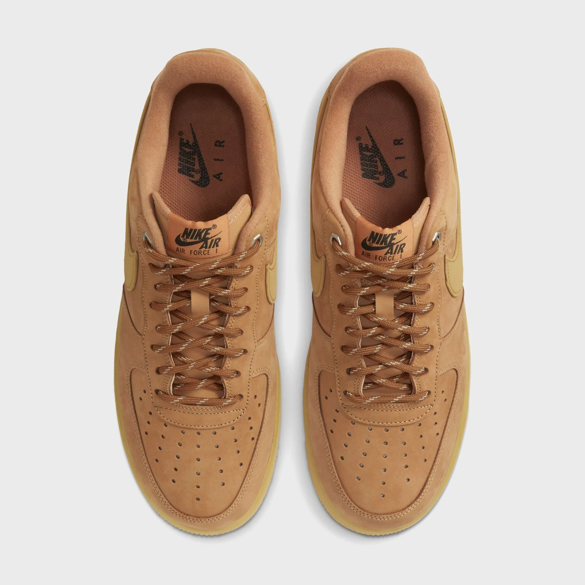 Nike Air Force 1 '07 WB - Flax / Gum Light Brown / Black / Wheat - Image 4