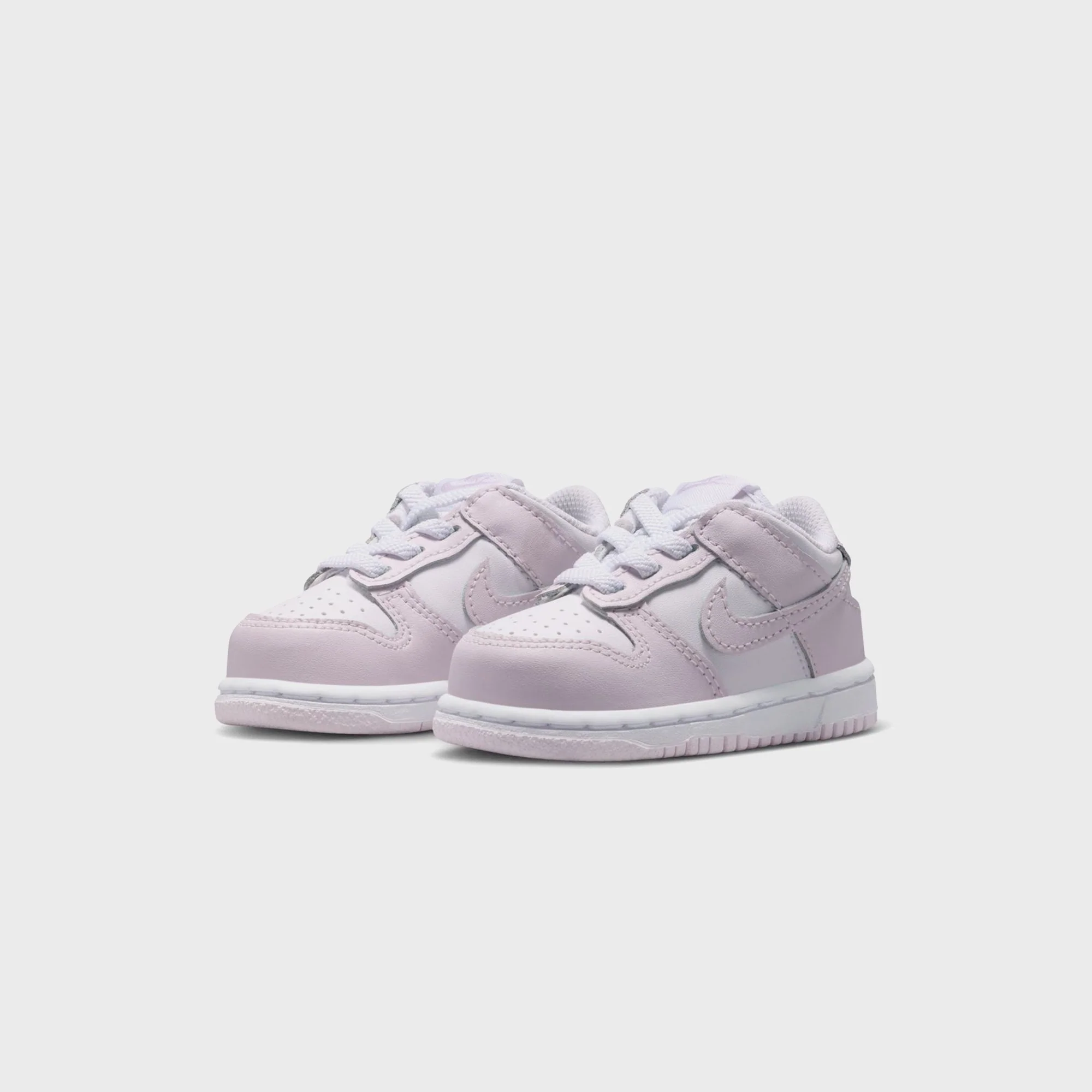 Nike TD Dunk Low - White / Light Violet - Image 2