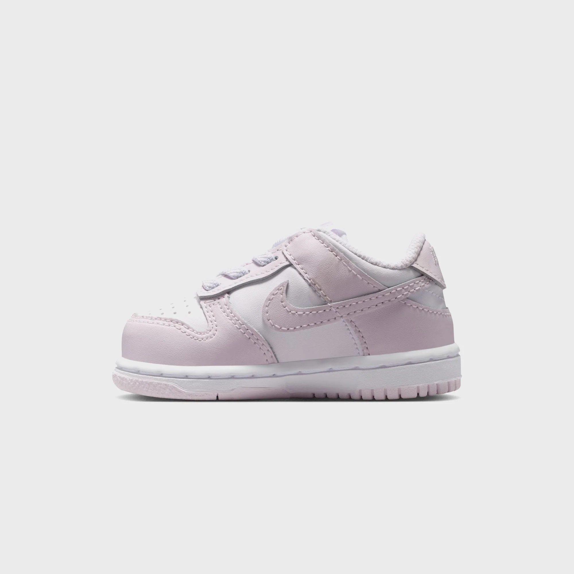 Nike TD Dunk Low - White / Light Violet - Image 3