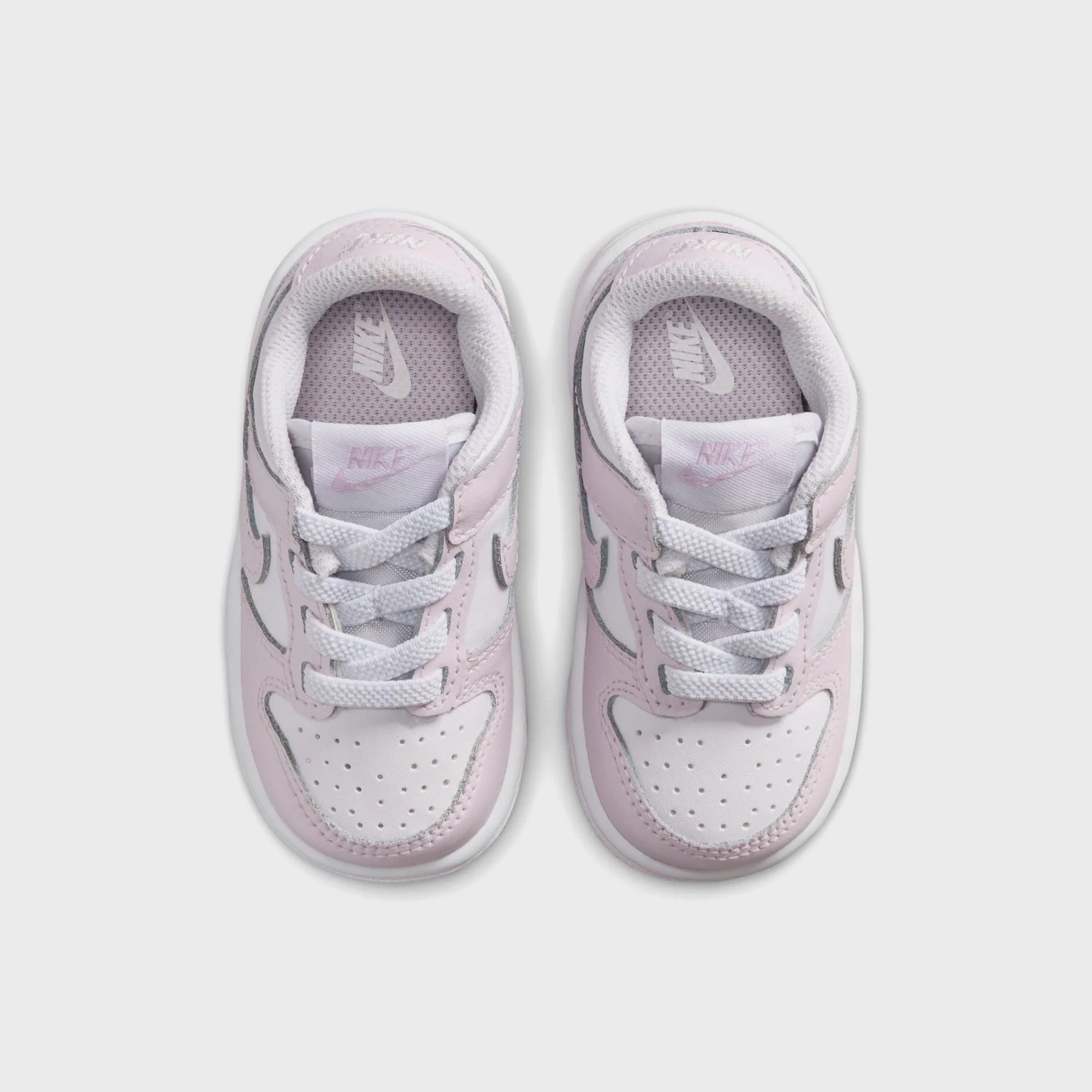 Nike TD Dunk Low - White / Light Violet - Image 4