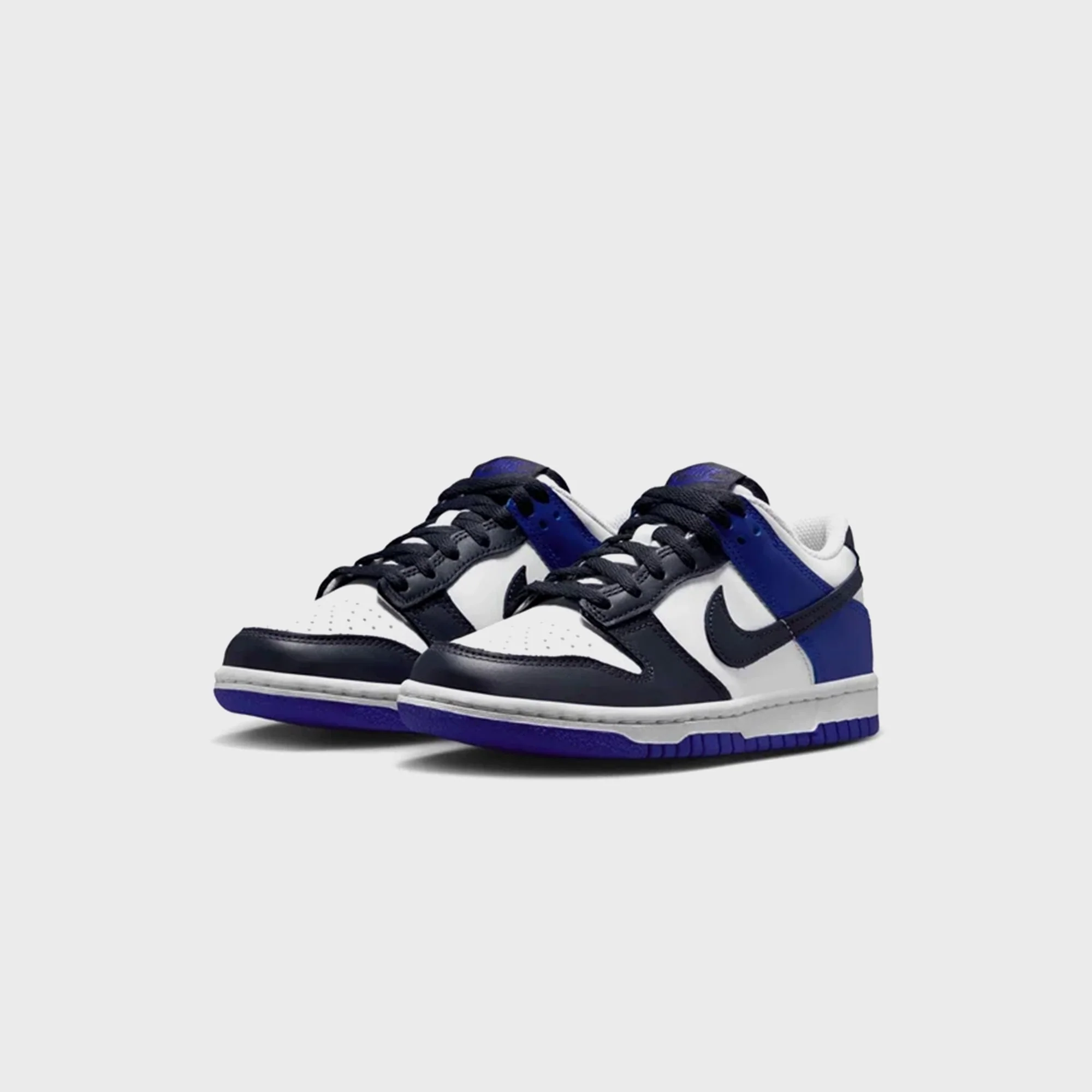 Nike Dunk Low - White / Dark Smoke Grey / Deep Night - Image 2