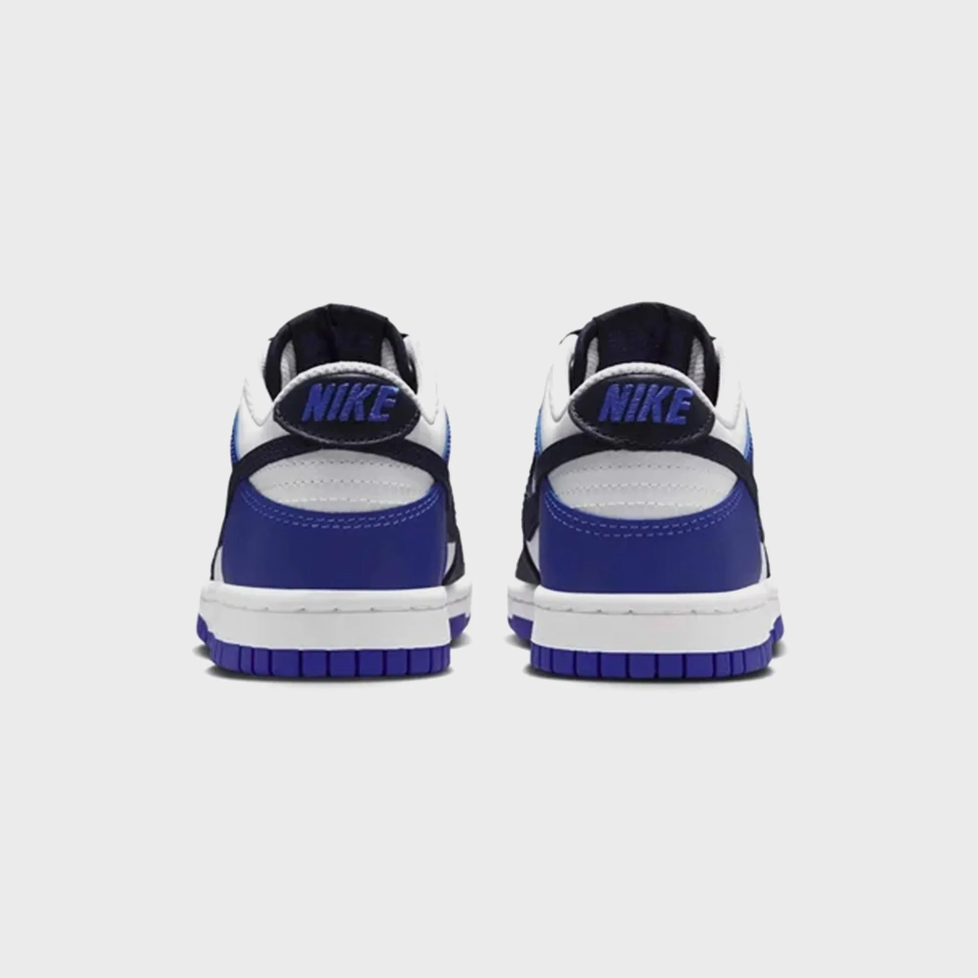 Nike Dunk Low - White / Dark Smoke Grey / Deep Night - Image 5