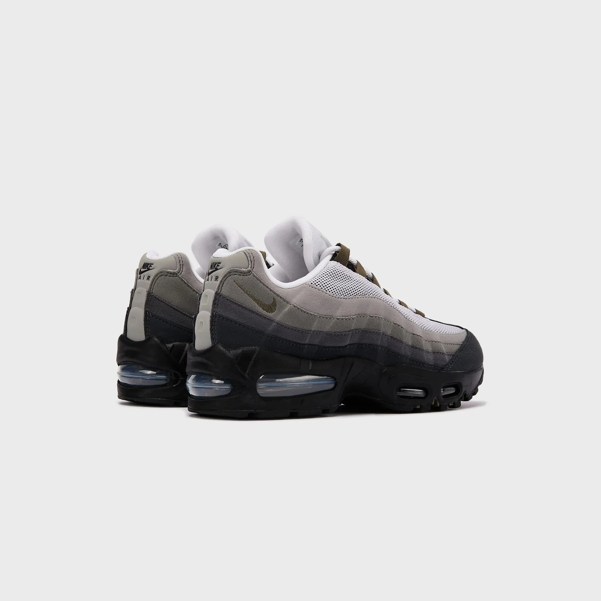 Nike WMNS Air Max 95 OG - Black / White / Reflect Silver / Medium Olive - Image 3