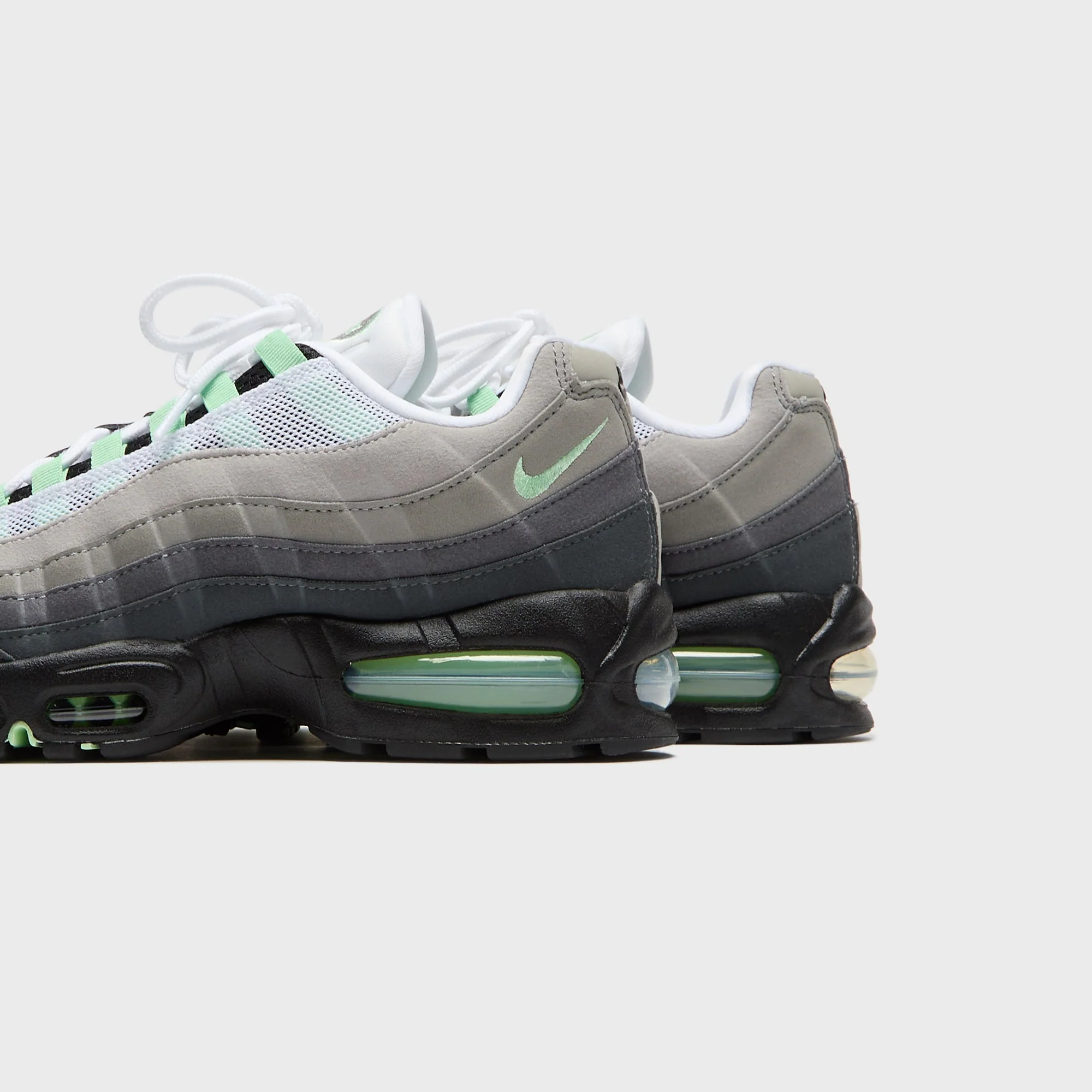 Nike WMNS Air Max 95 Big Bubble - Black / Fresh Mint / White / Medium Grey / Anthracite / Light Graphite - Image 4