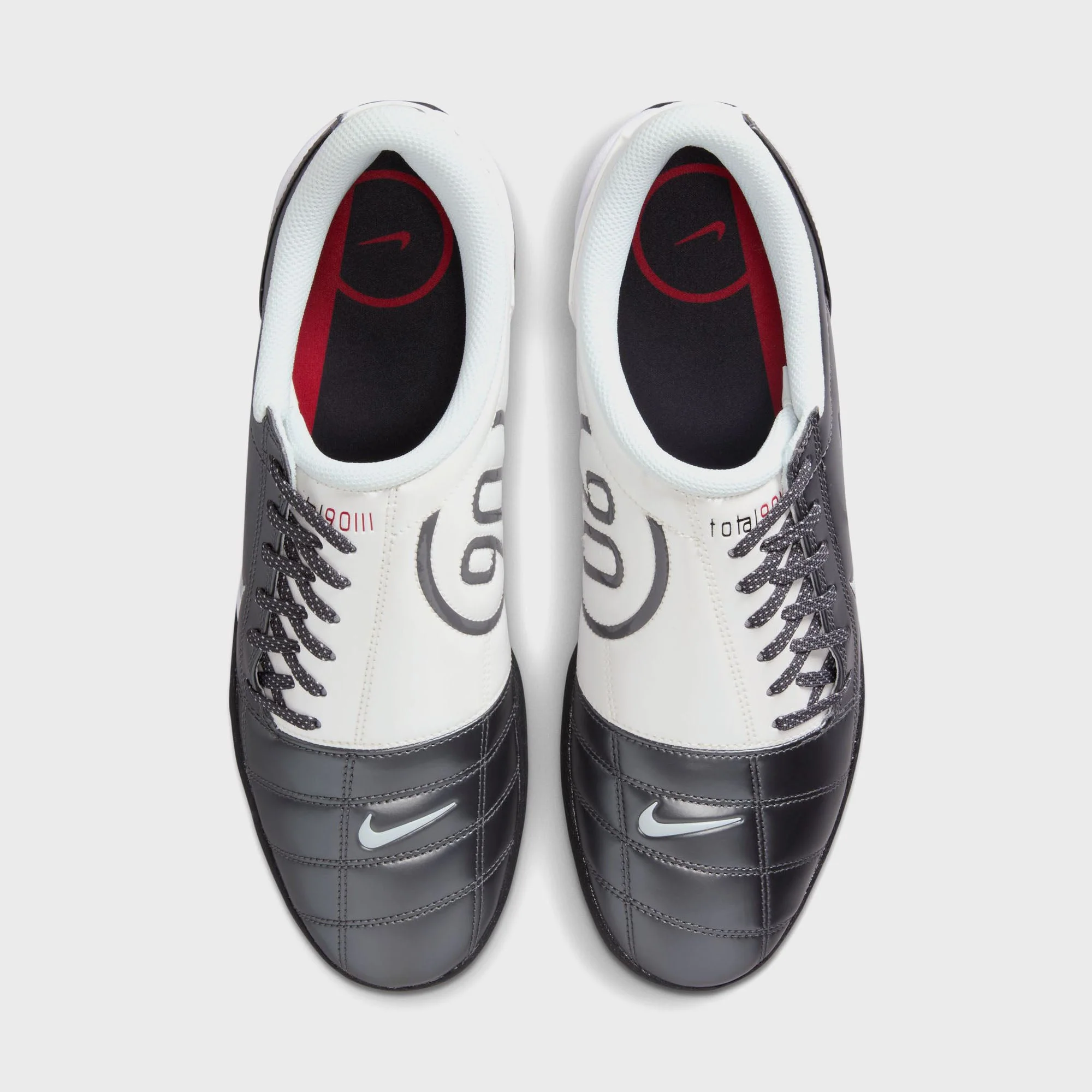 Nike Total 90 III - Light Graphite / Metallic Summit White / Black / Varsity Red - Image 4