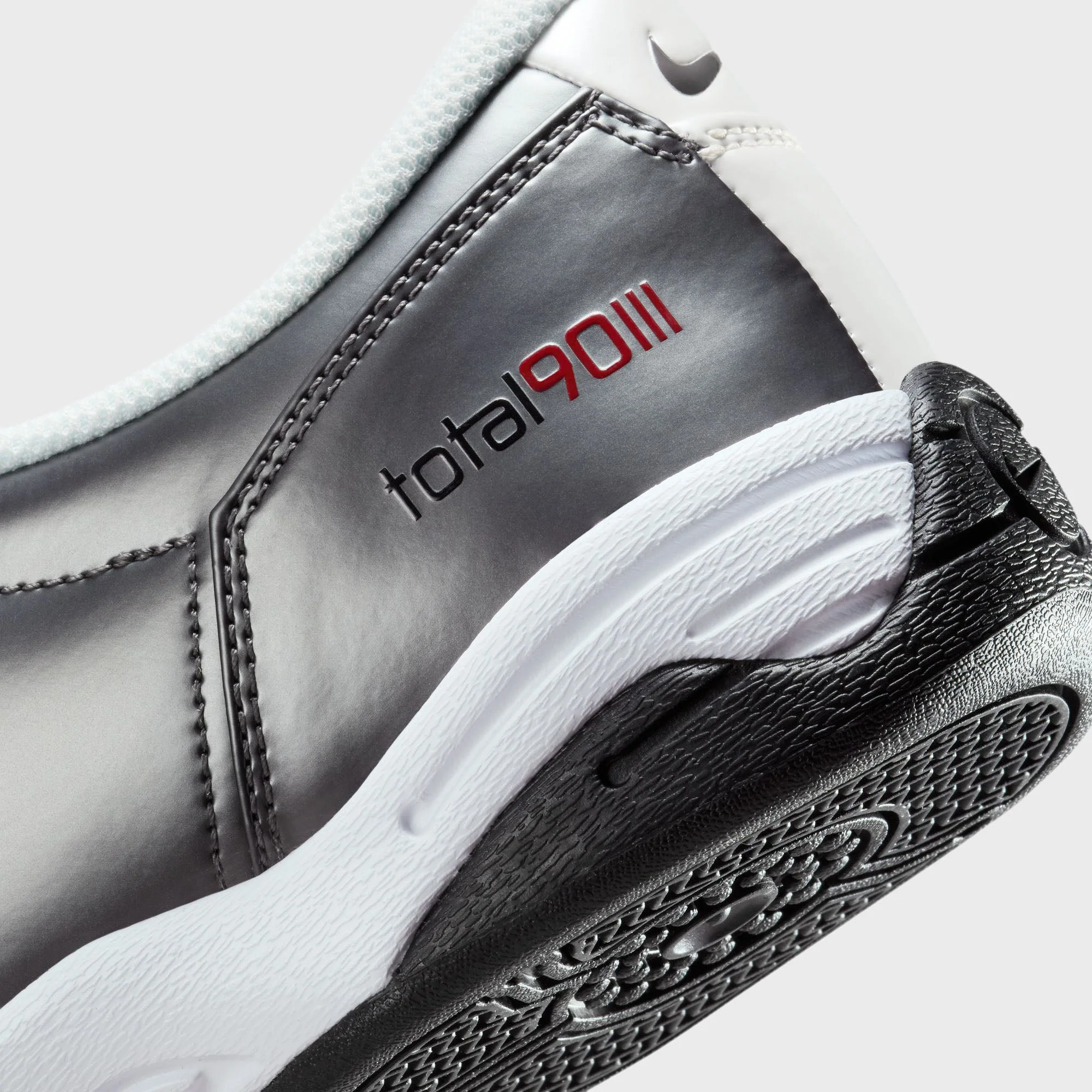 Nike Total 90 III - Light Graphite / Metallic Summit White / Black / Varsity Red - Image 8