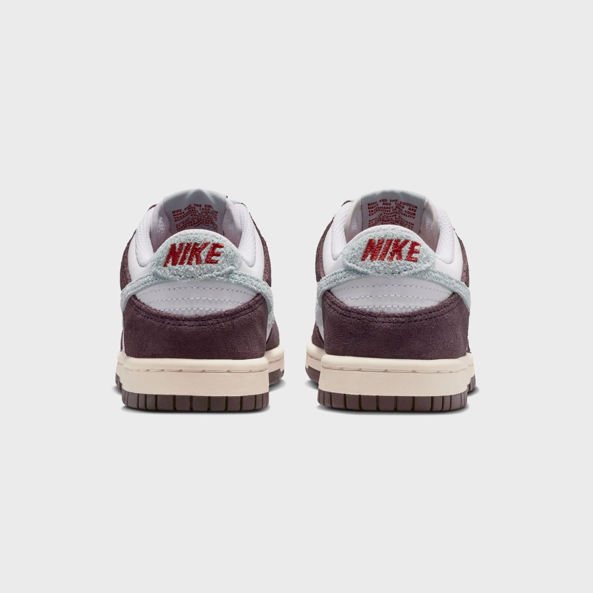 Nike GS Dunk Low SE - White / Glacier Blue / Burgundy Ash - Image 5