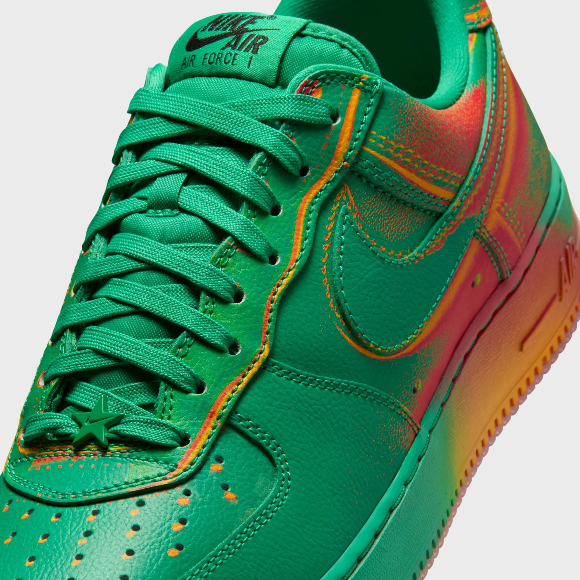 Nike Air Force 1 Low - Stadium Green / Laser Orange - Image 7