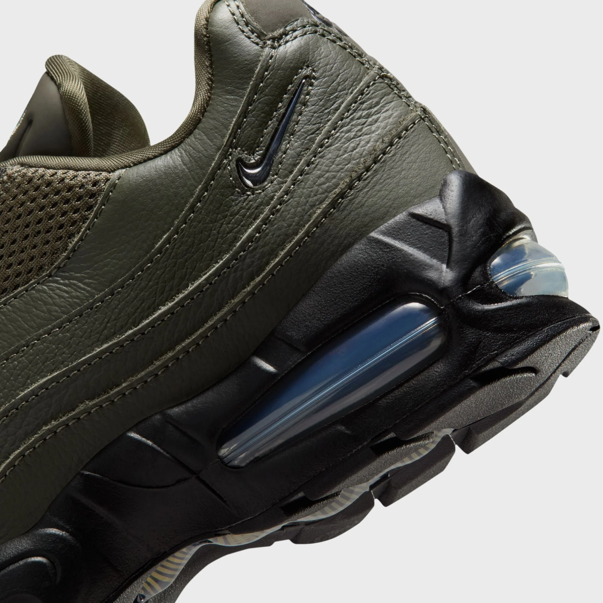 Nike WMNS Air Max 95 Big Bubble - Cargo Khaki / Black - Image 7