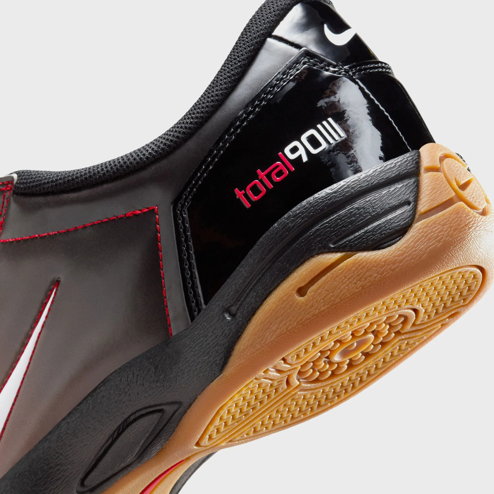 Nike Total 90 III - Black / White / University Red / Gum Med Brown - Image 8