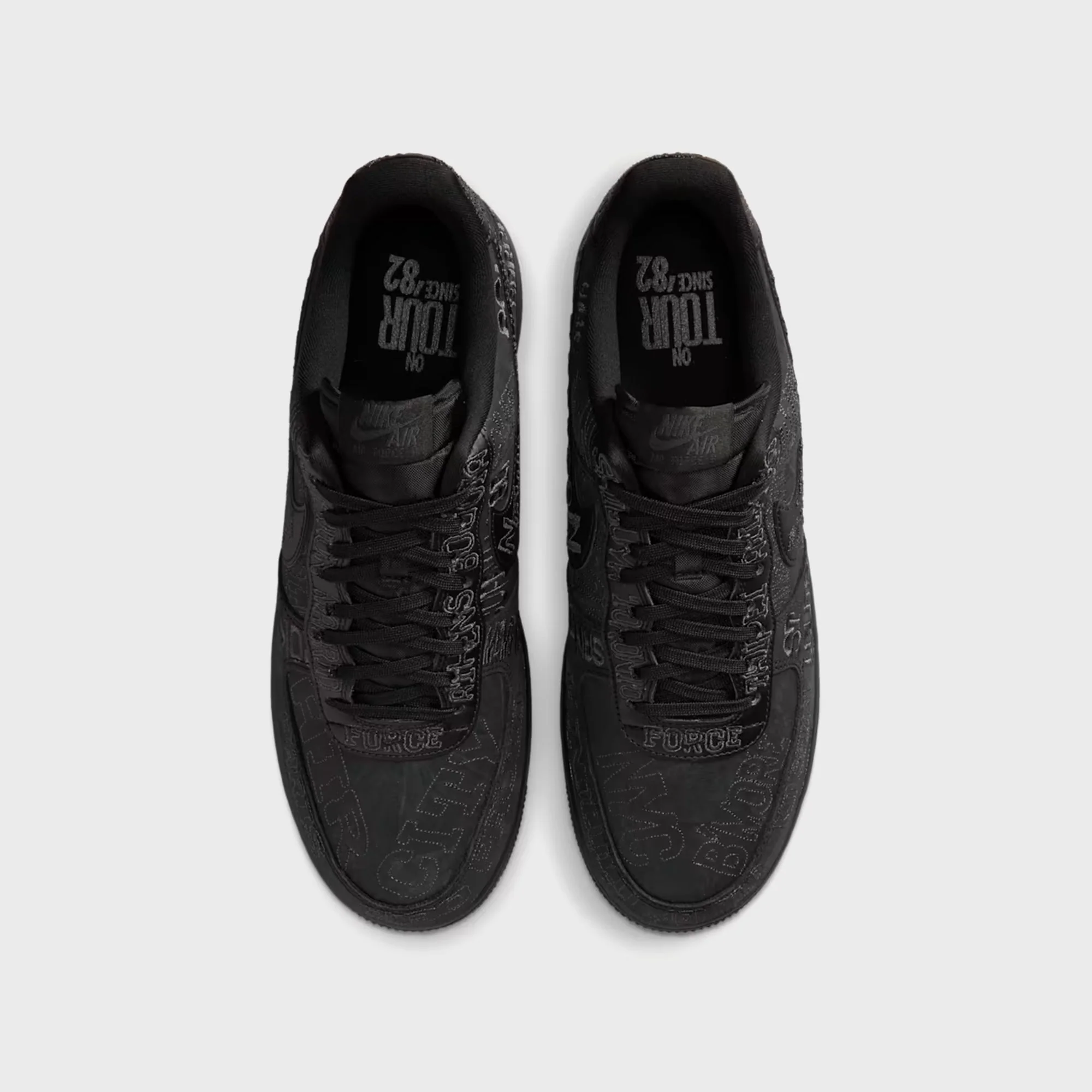 Nike Air Force 1 '07 LV8 'World Tour' - Black / Anthracite - Image 3