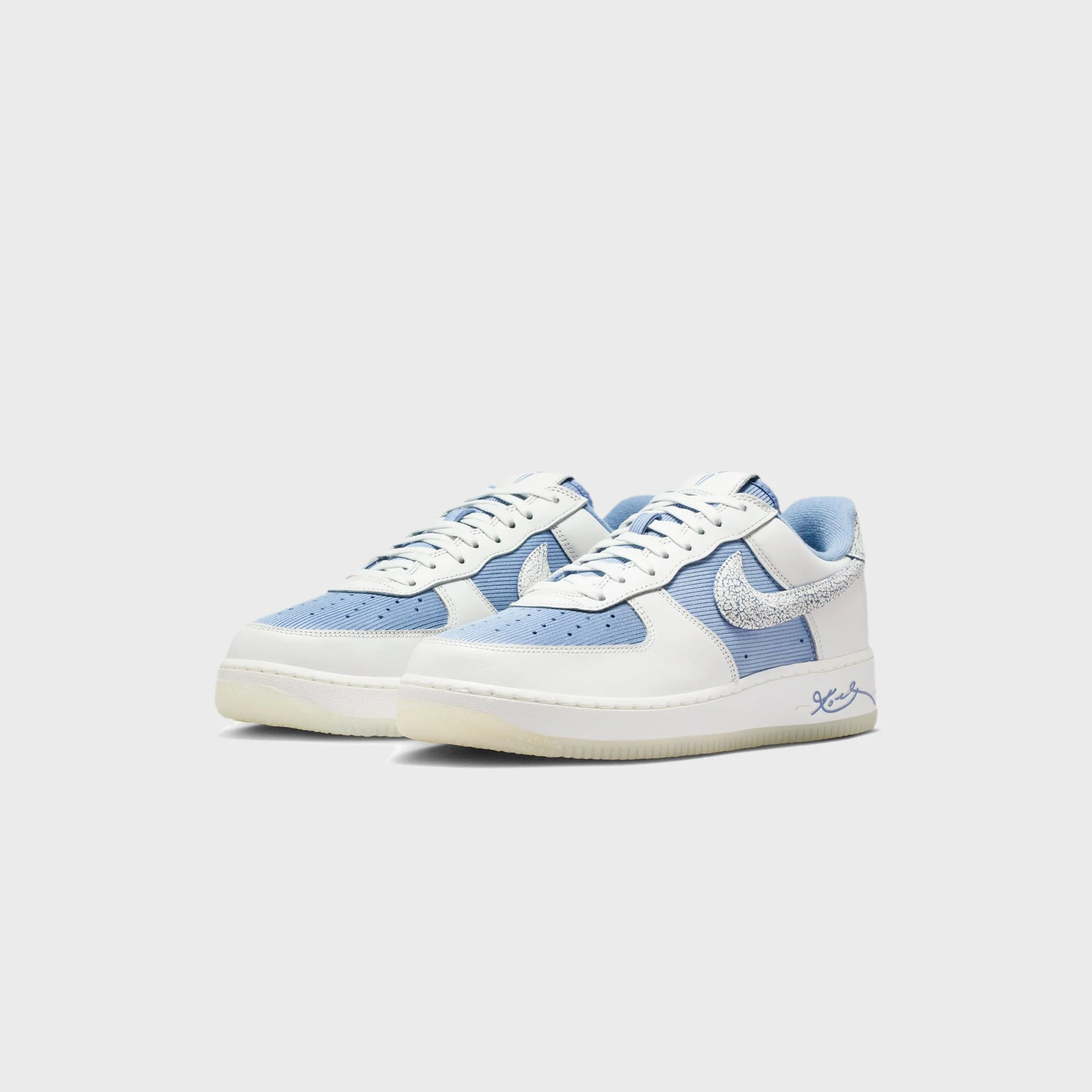 Nike x Kobe Bryant Air Force 1 Low Protro - Work Blue / Metallic Gold / Summit White - Image 2