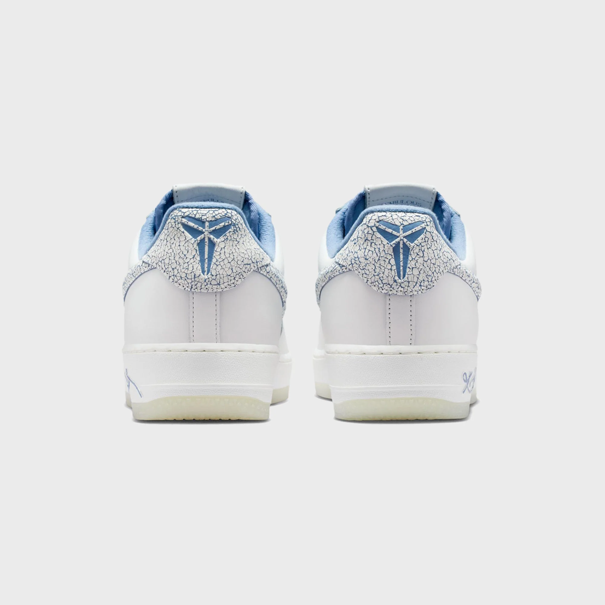 Nike x Kobe Bryant Air Force 1 Low Protro - Work Blue / Metallic Gold / Summit White - Image 3