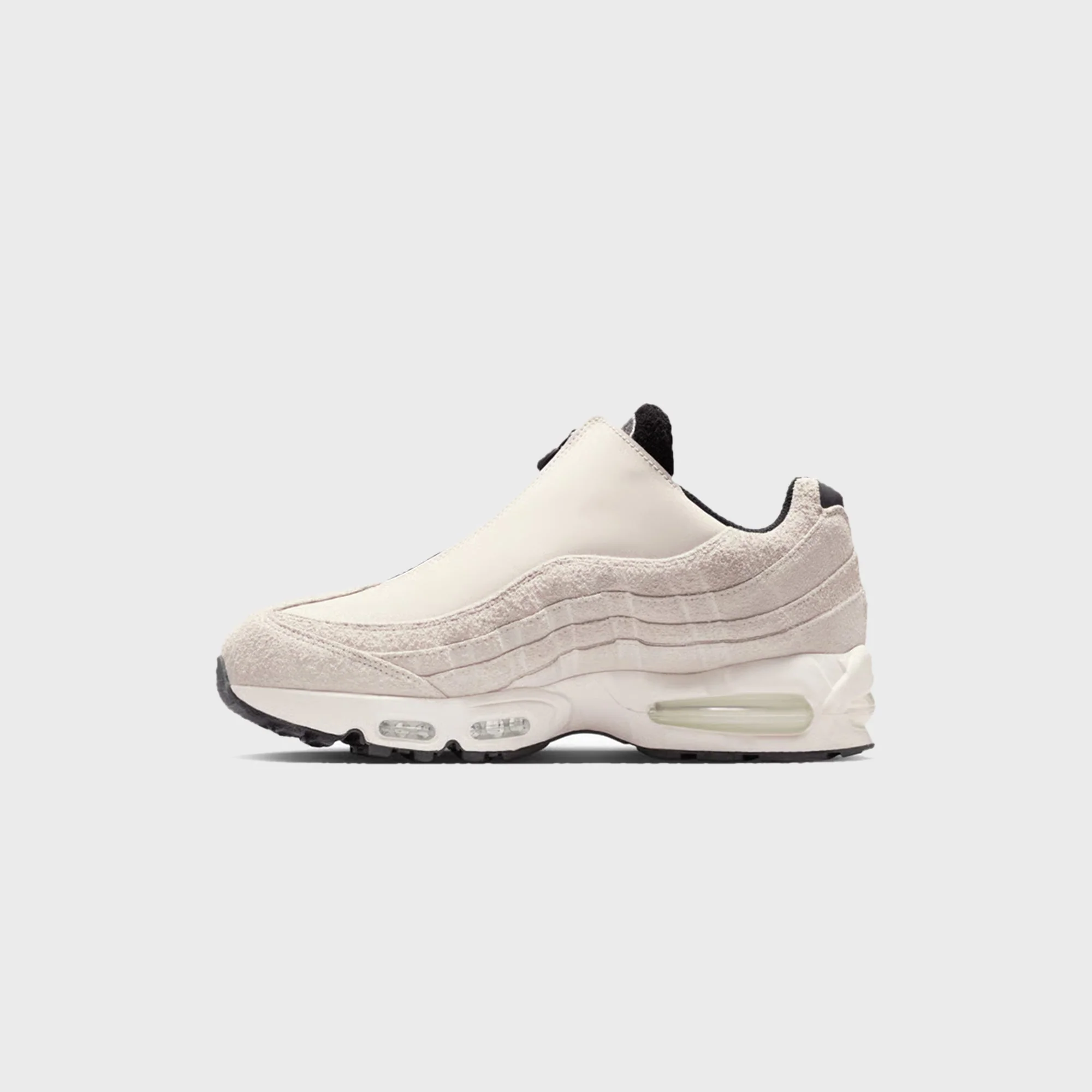 Nike Air Max 95 Zip - Phantom / Black / Light Crimson / Smoke Grey - Image 6