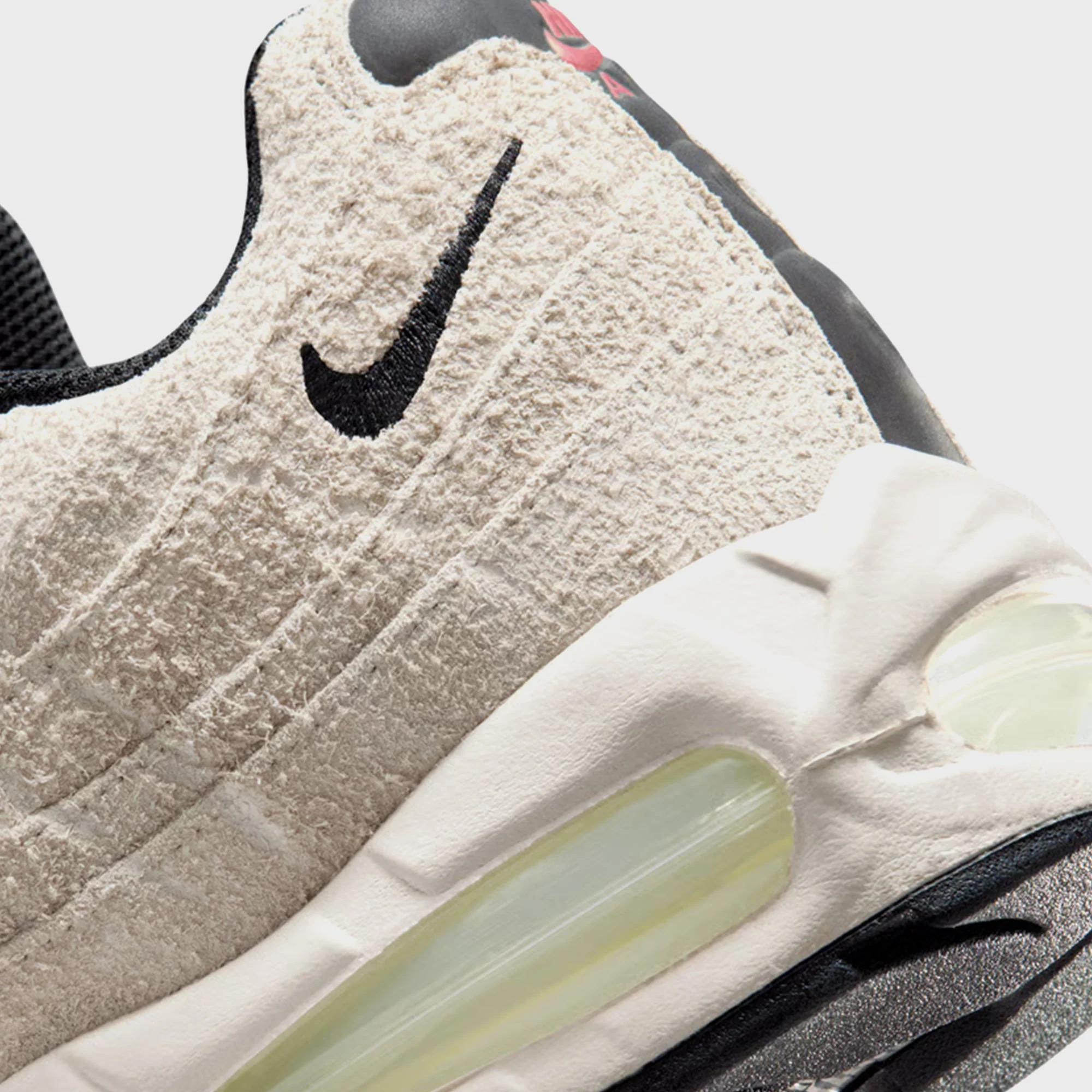 Nike Air Max 95 Zip - Phantom / Black / Light Crimson / Smoke Grey - Image 8