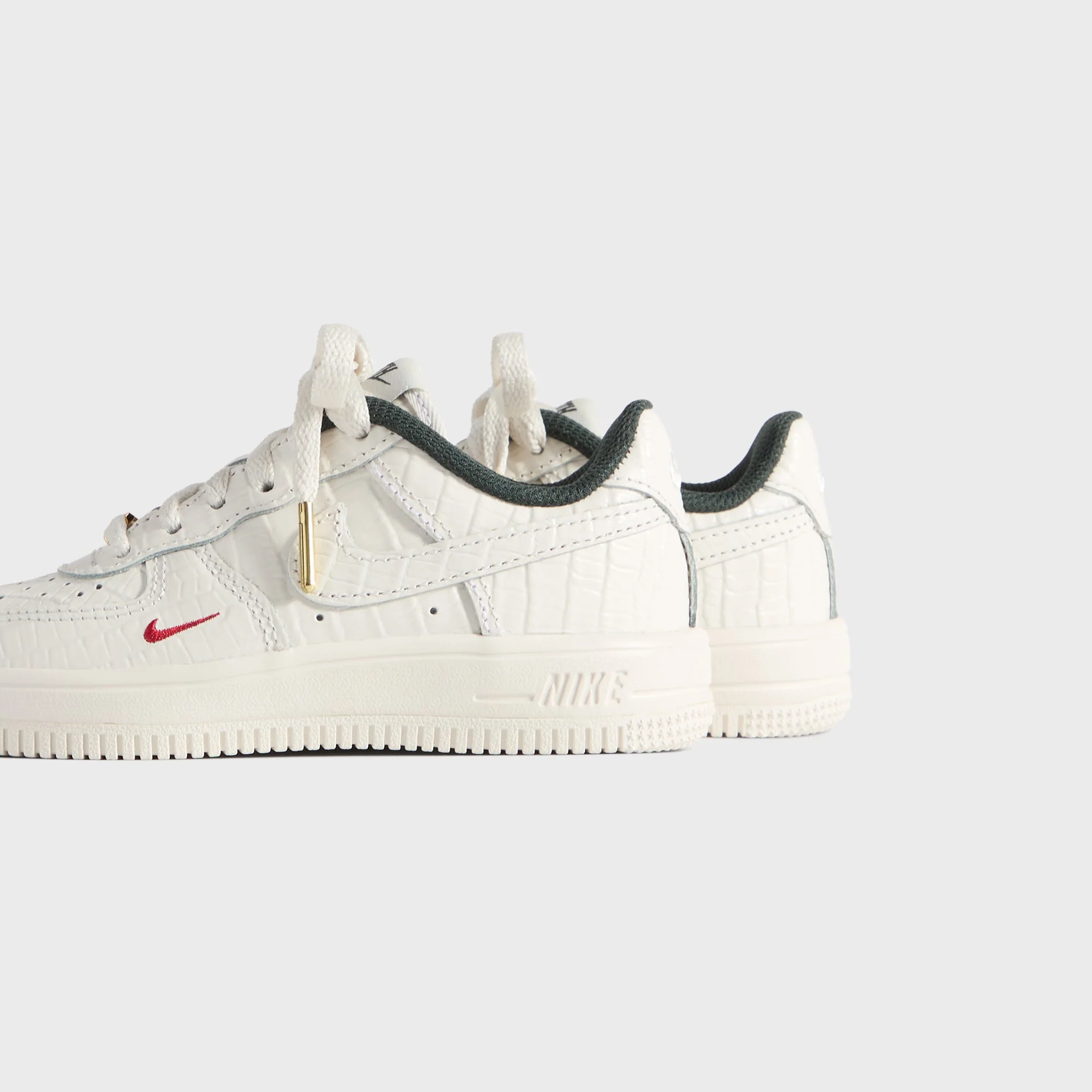 Kith for Nike PS Air Force 1 - Phantom / Black Spruce / Varsity Red - Image 3