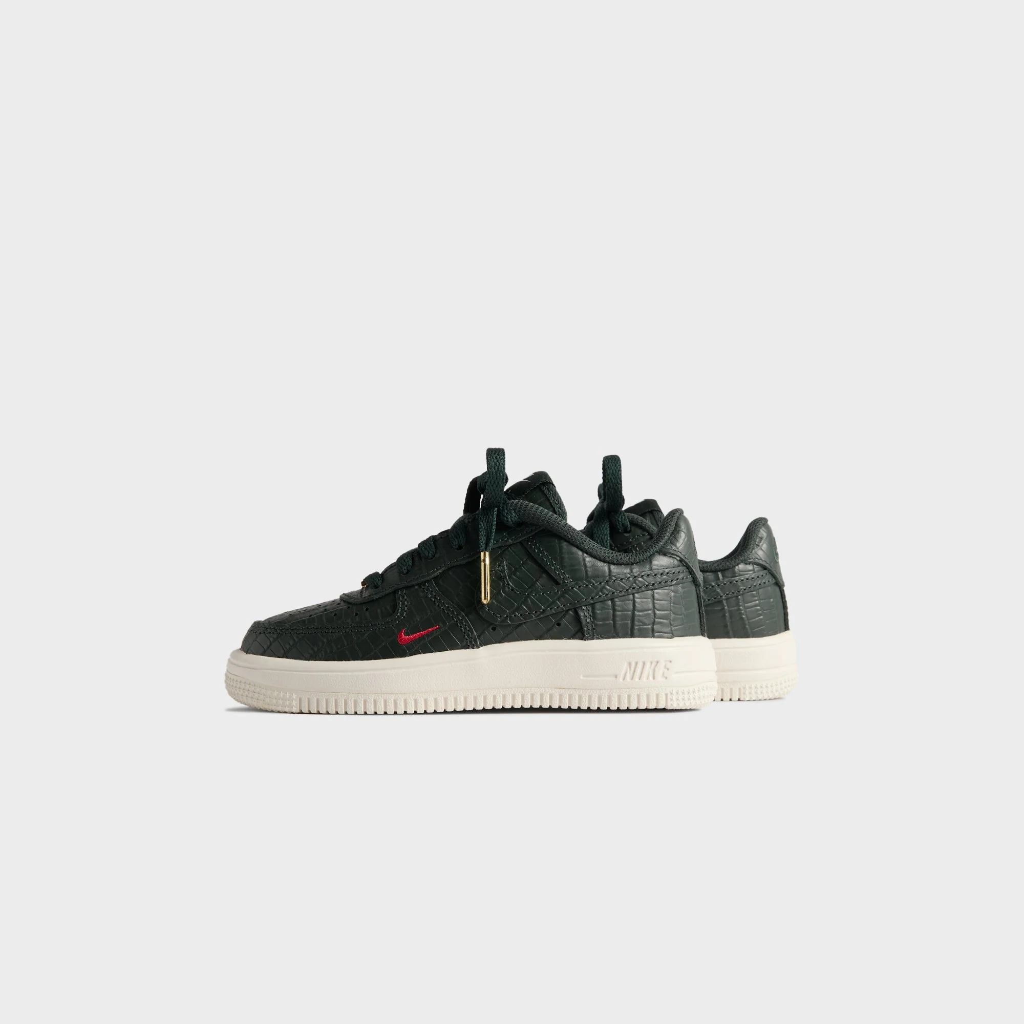 Kith for Nike PS Air Force 1 - Black Spruce / Phantom / Varsity Red - Image 4
