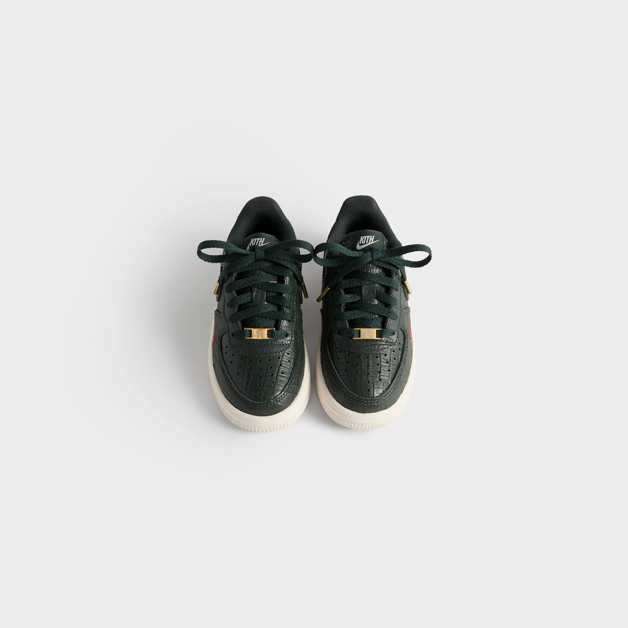 Kith for Nike PS Air Force 1 - Black Spruce / Phantom / Varsity Red - Image 6