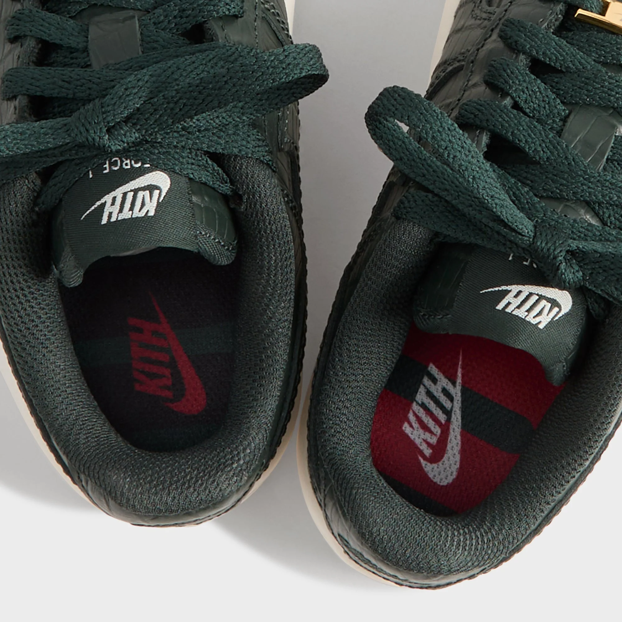 Kith for Nike PS Air Force 1 - Black Spruce / Phantom / Varsity Red - Image 8