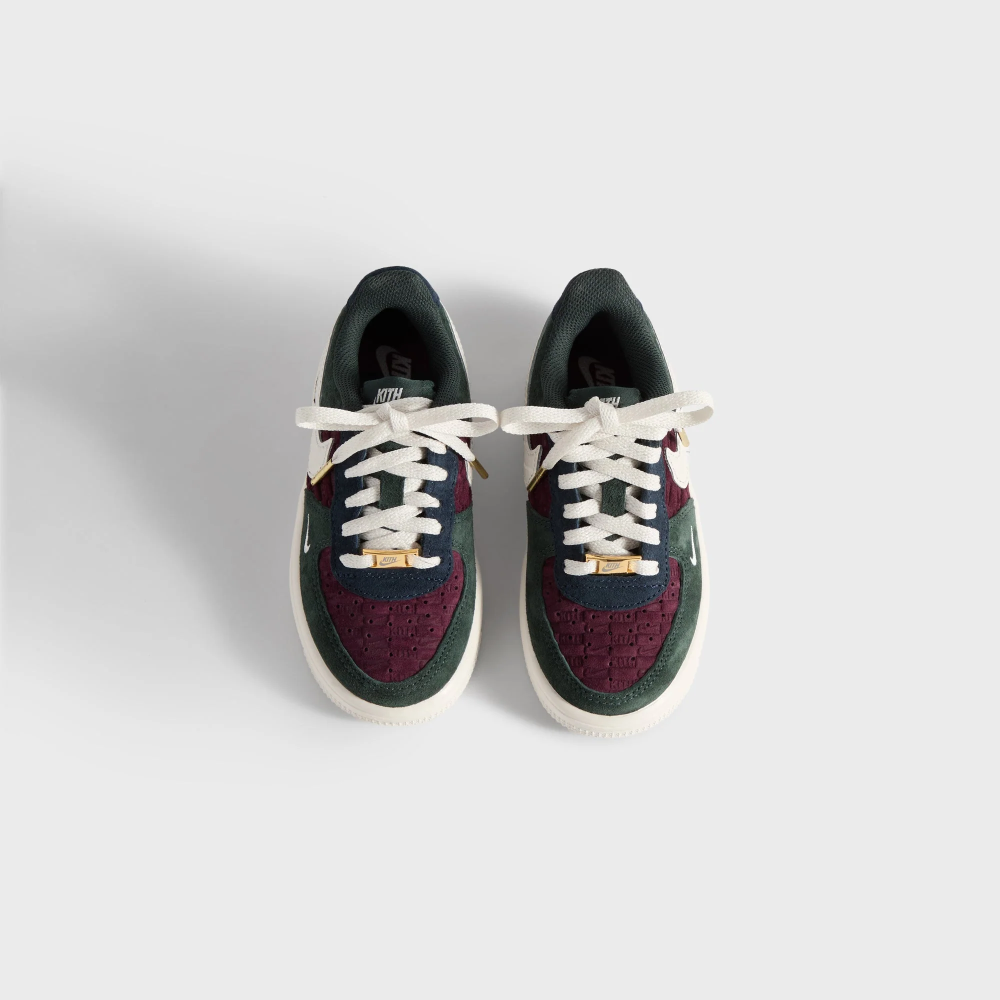 Kith for Nike PS Air Force 1 Low Lace - Night Maroon / Phantom - Image 6