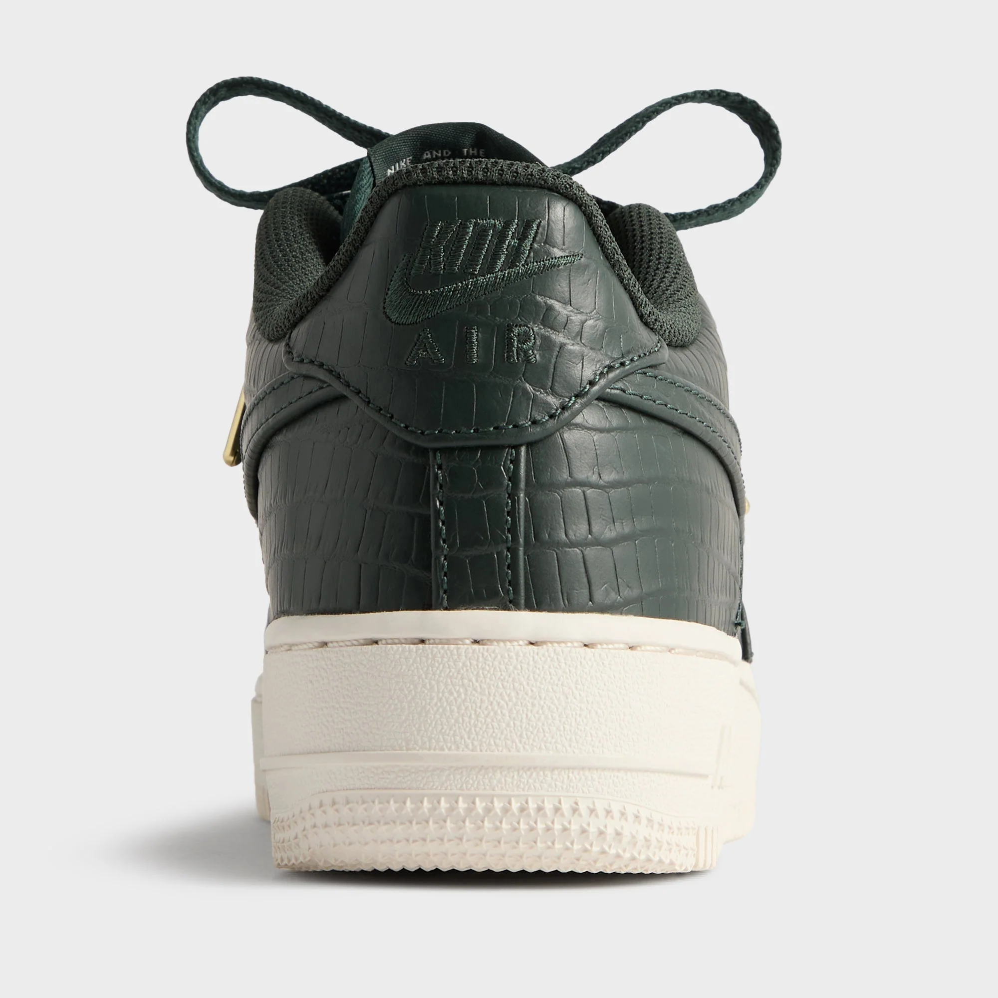 Kith for Nike GS Air Force 1 - Black Spruce / Phantom / Varsity Red - Image 9