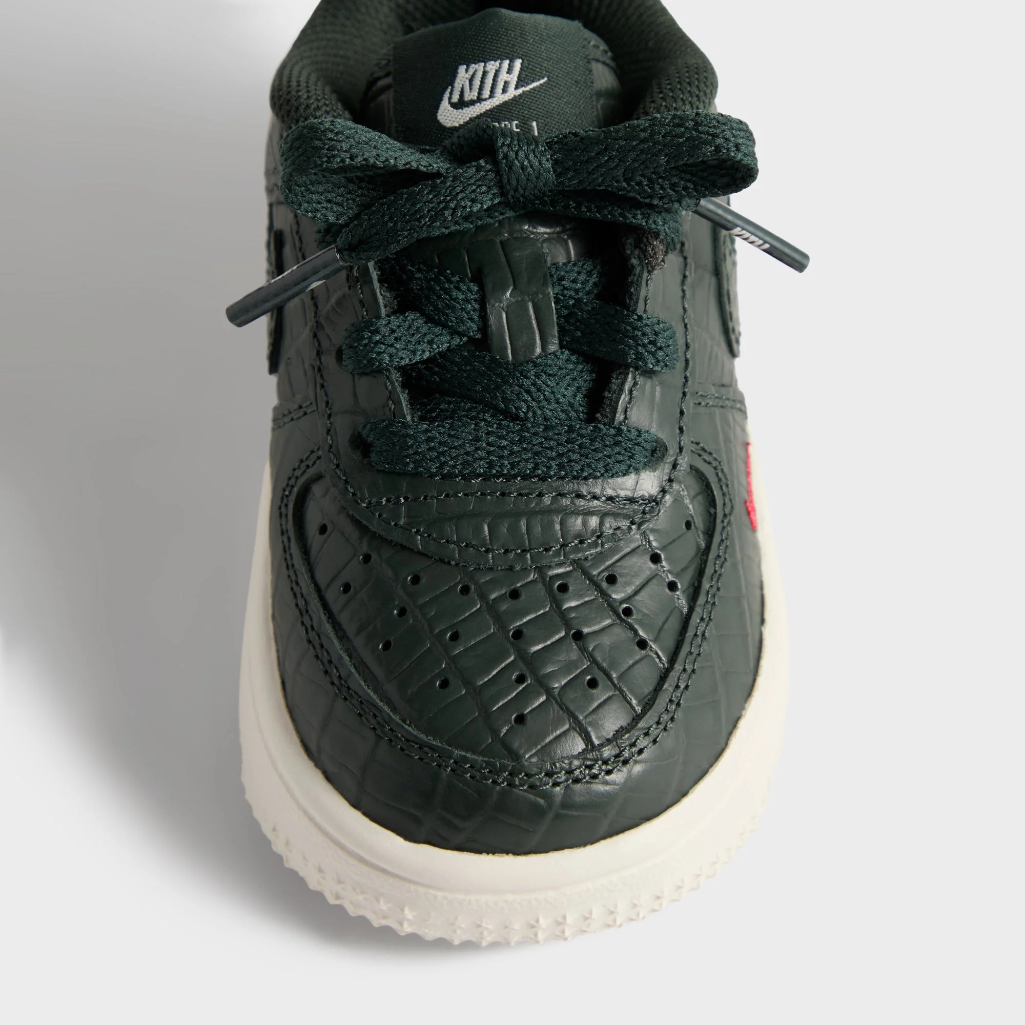 Kith for Nike TD Air Force 1 - Black Spruce / Phantom / Varsity Red - Image 7