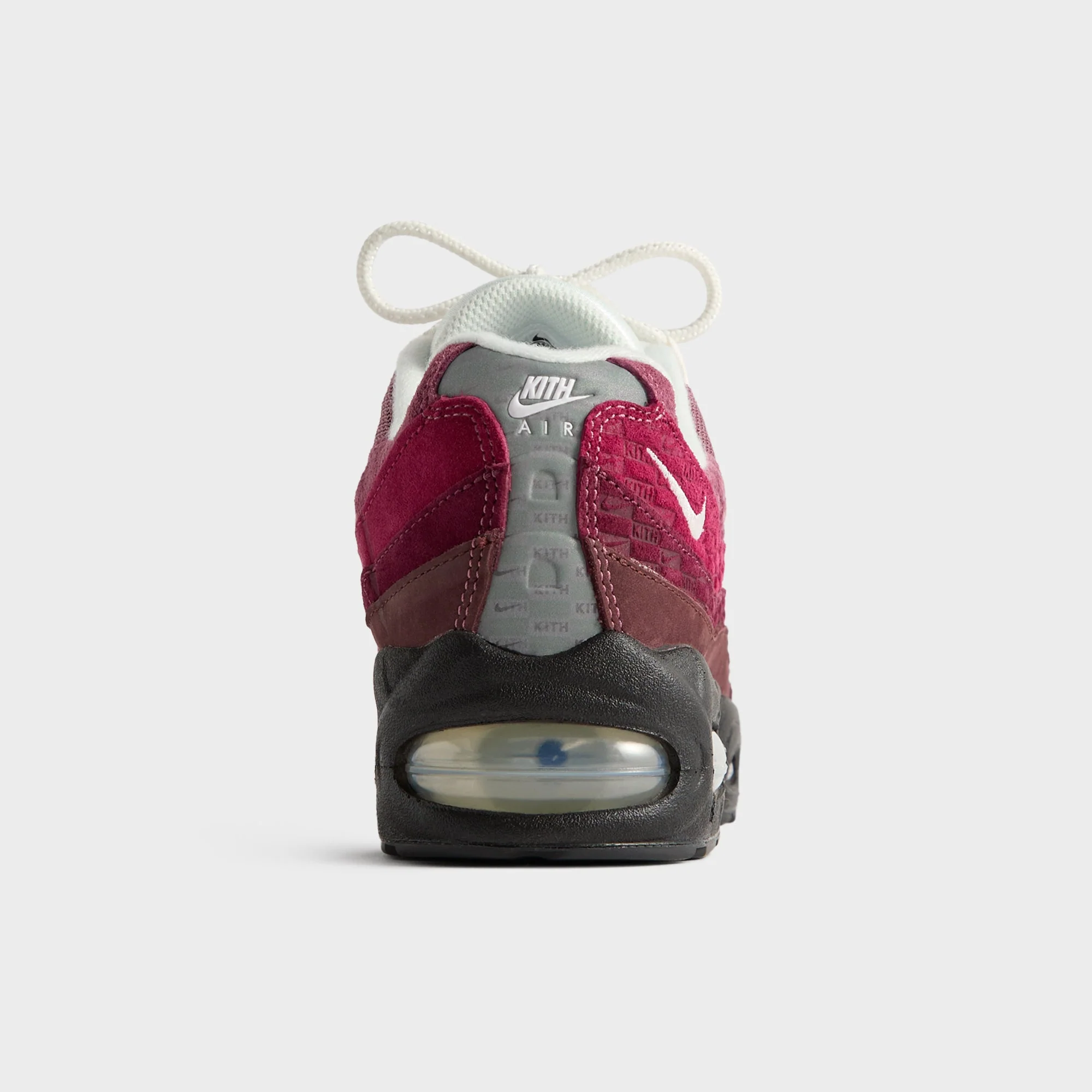 Kith for Nike GS Air Max 95 - El Dorado / Sail / Dark Beetroot / Rush Maroon - Image 9