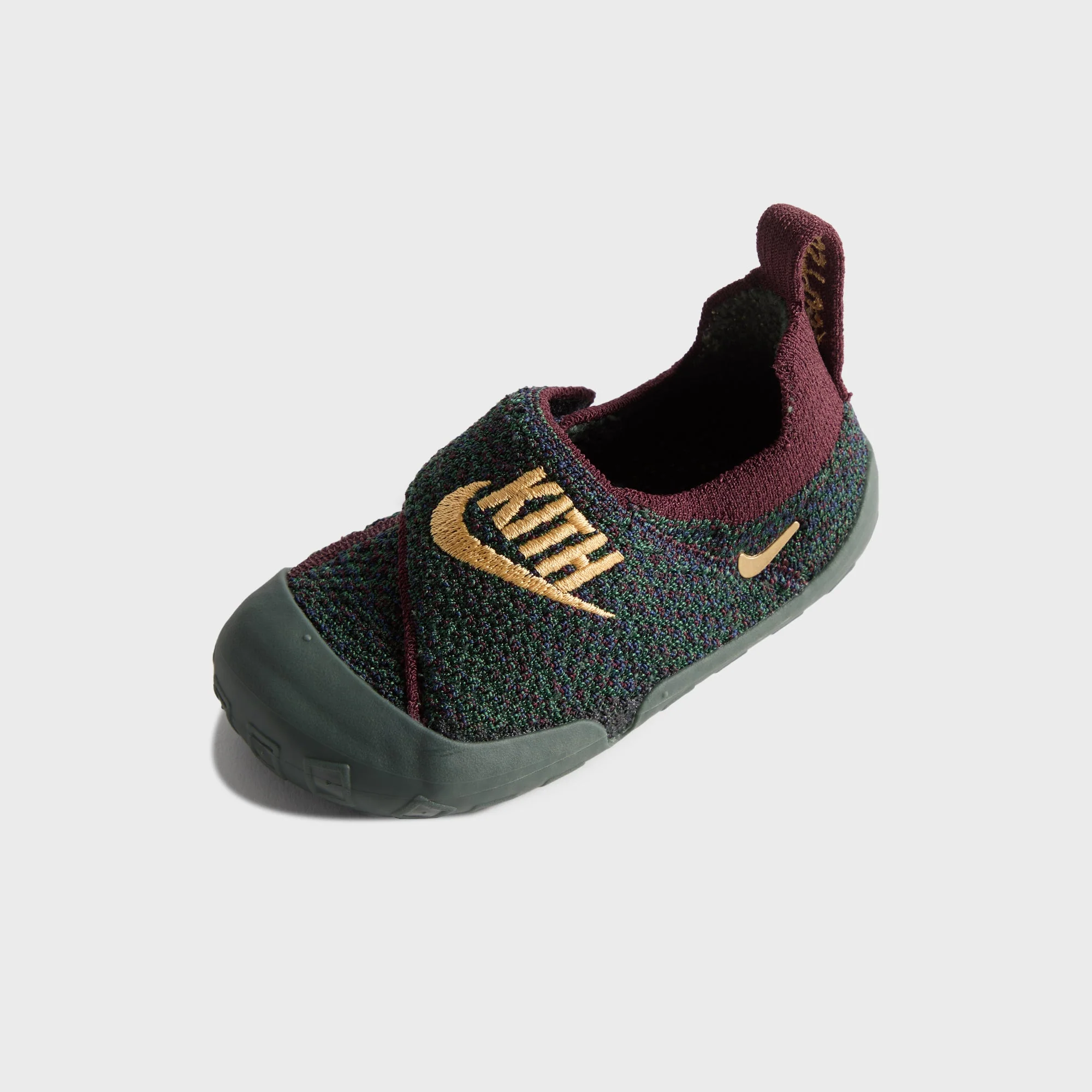 Kith for Nike Baby Swoosh One - Gold / Burgundy / Mid Navy - Image 7