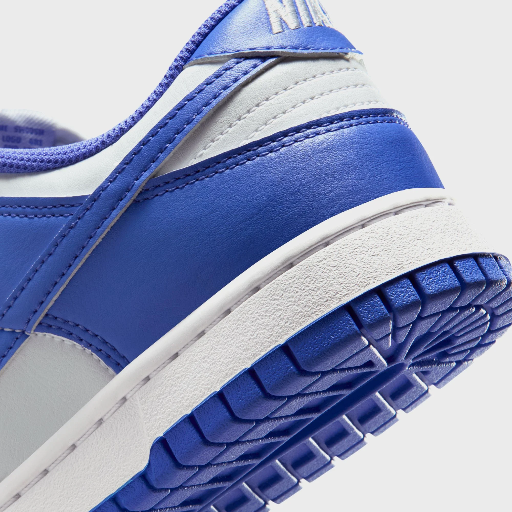 Nike WMNS Dunk Low - White / Sapphire / White - Image 8