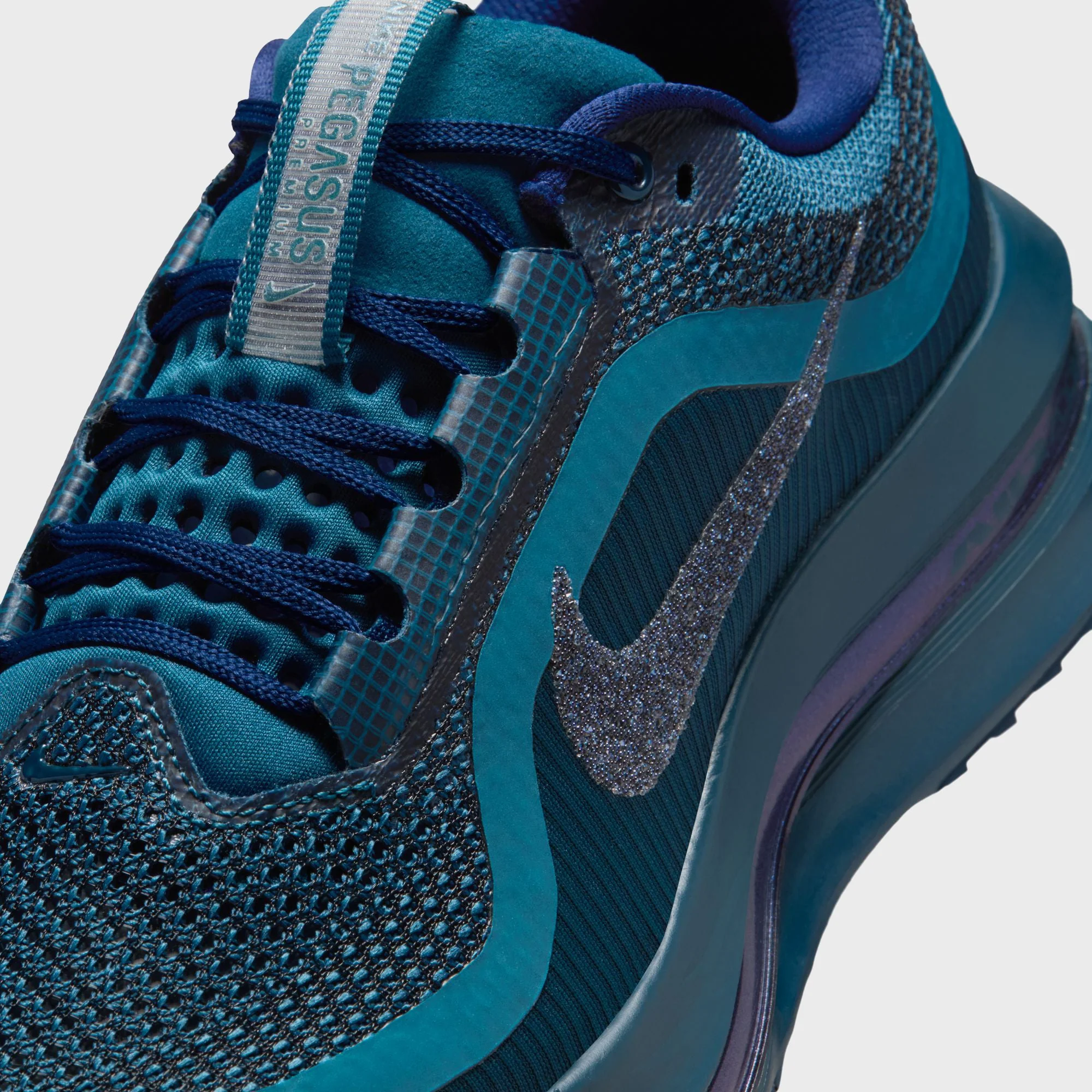 Nike WMNS Pegasus PRM with Swarovski Crystals - Blue Force / Blue Void / Metallic Silver - Image 6