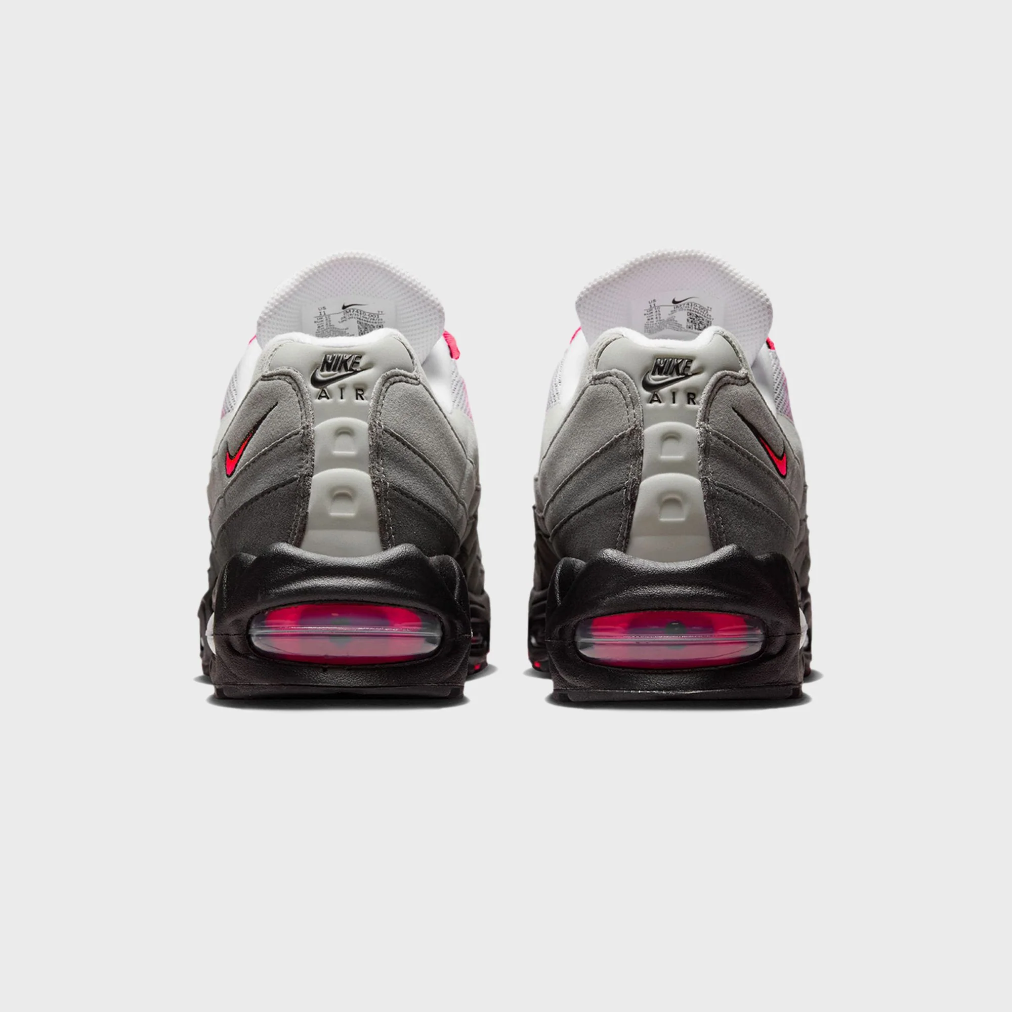 Nike Air Max 95 - Black / Solar Red / Medium Ash / Dark Pewter - Image 5