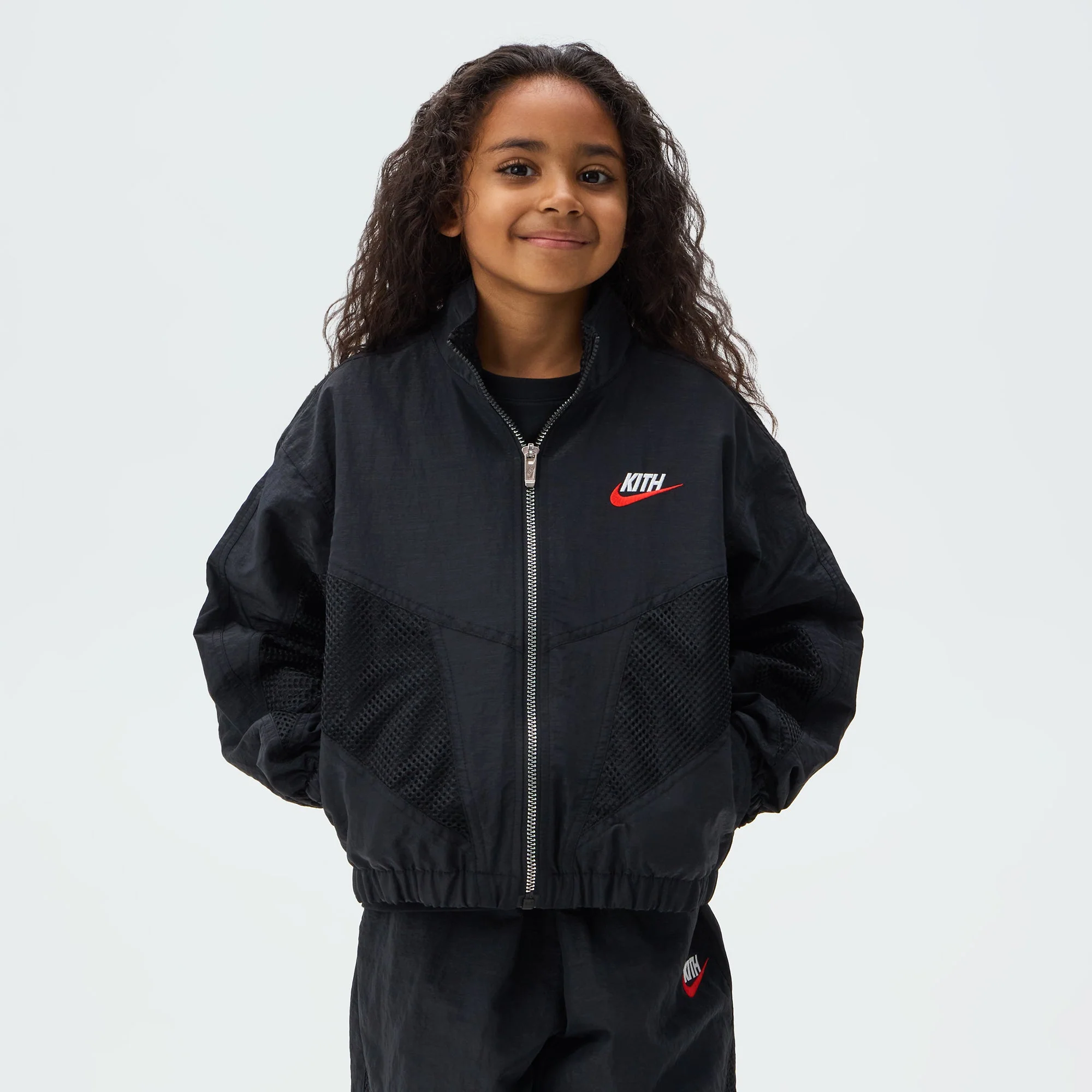 Kith Kids for Nike Track Jacket - Black - Image 2