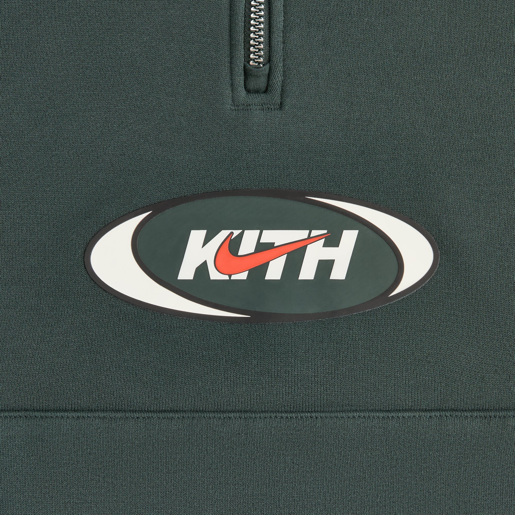Kith Kids for Nike Quarter Zip Hoodie - Black Spruce - Image 4