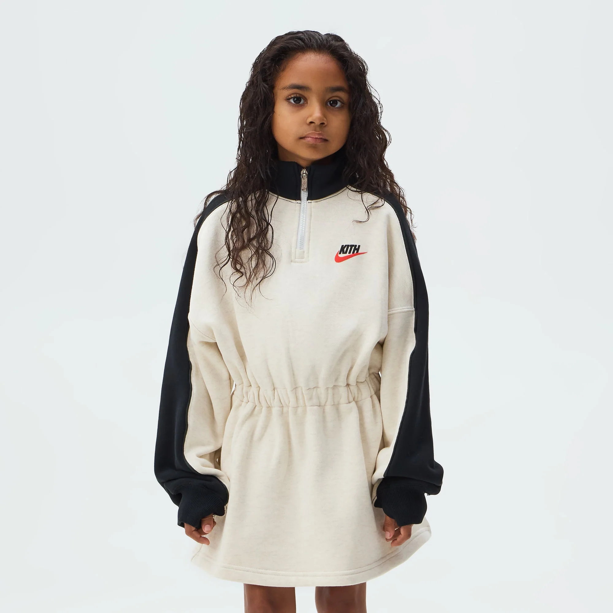 Kith Kids for Nike Fleece Dress - Sail Heather - Image 2