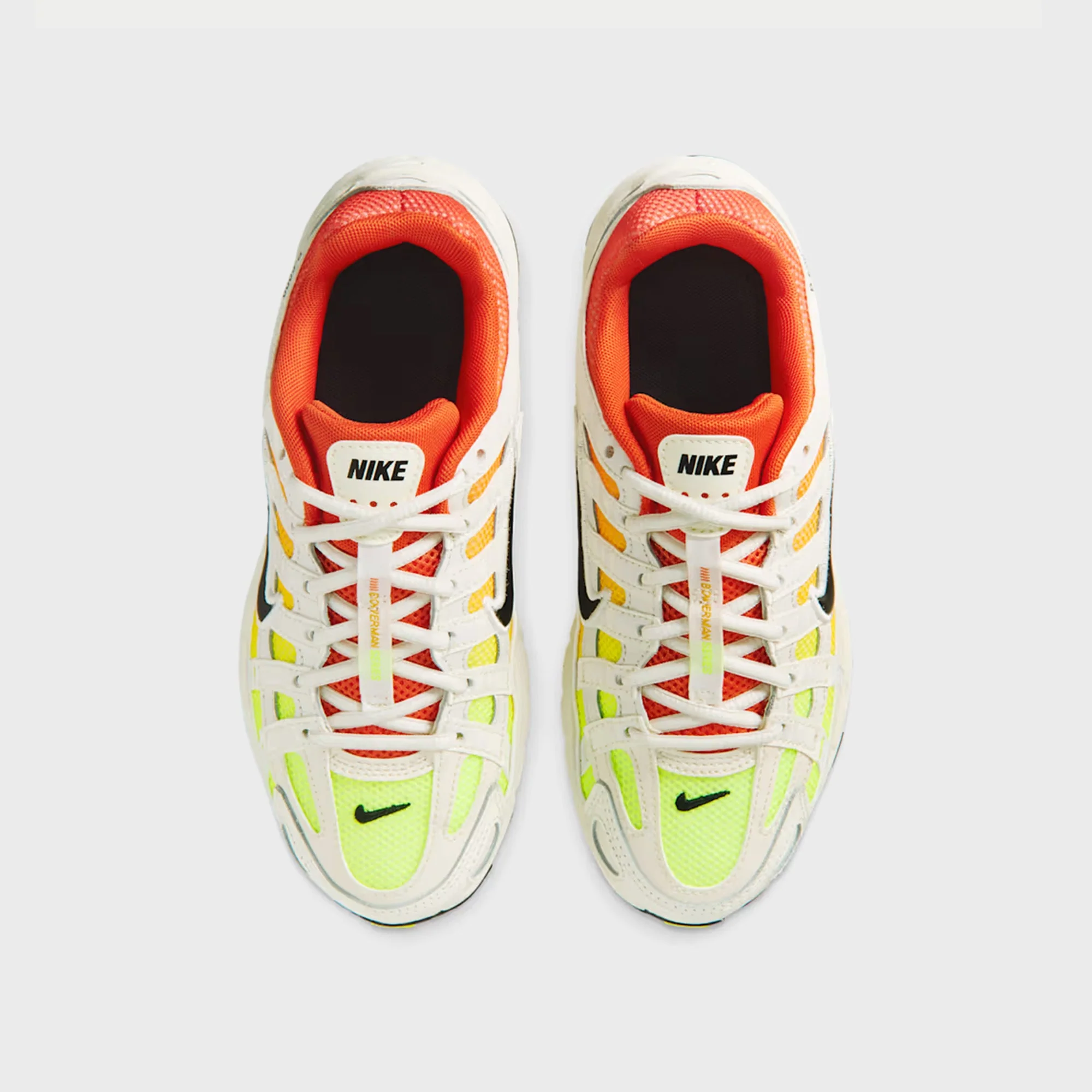 Nike GS P-6000 - Dark Smoke Grey / Barely Green / Monarch - Image 3