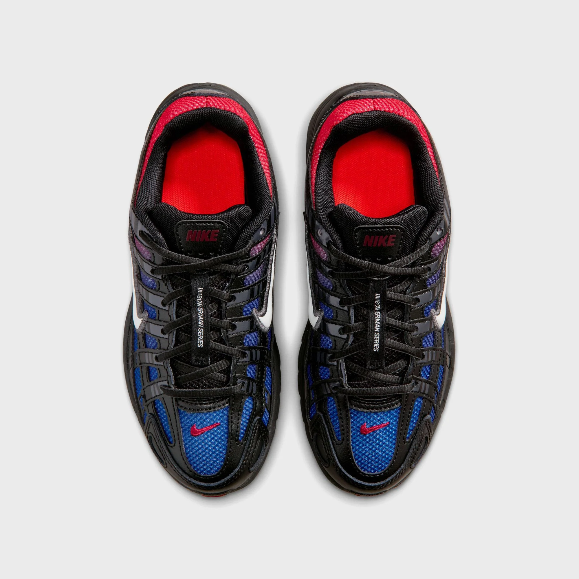 Nike GS P-6000 - Black / Off White / Bright Crimson - Image 4