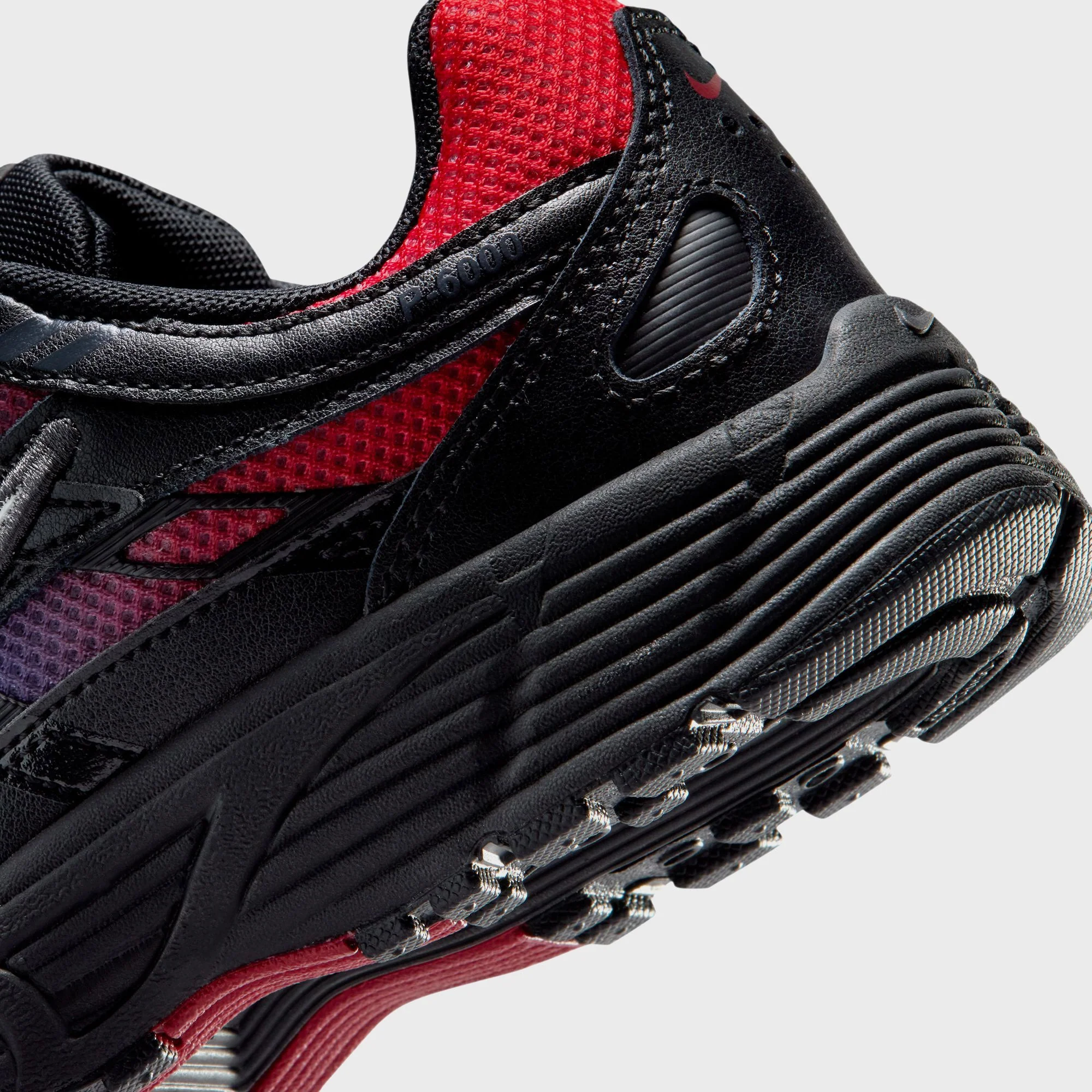 Nike GS P-6000 - Black / Off White / Bright Crimson - Image 8