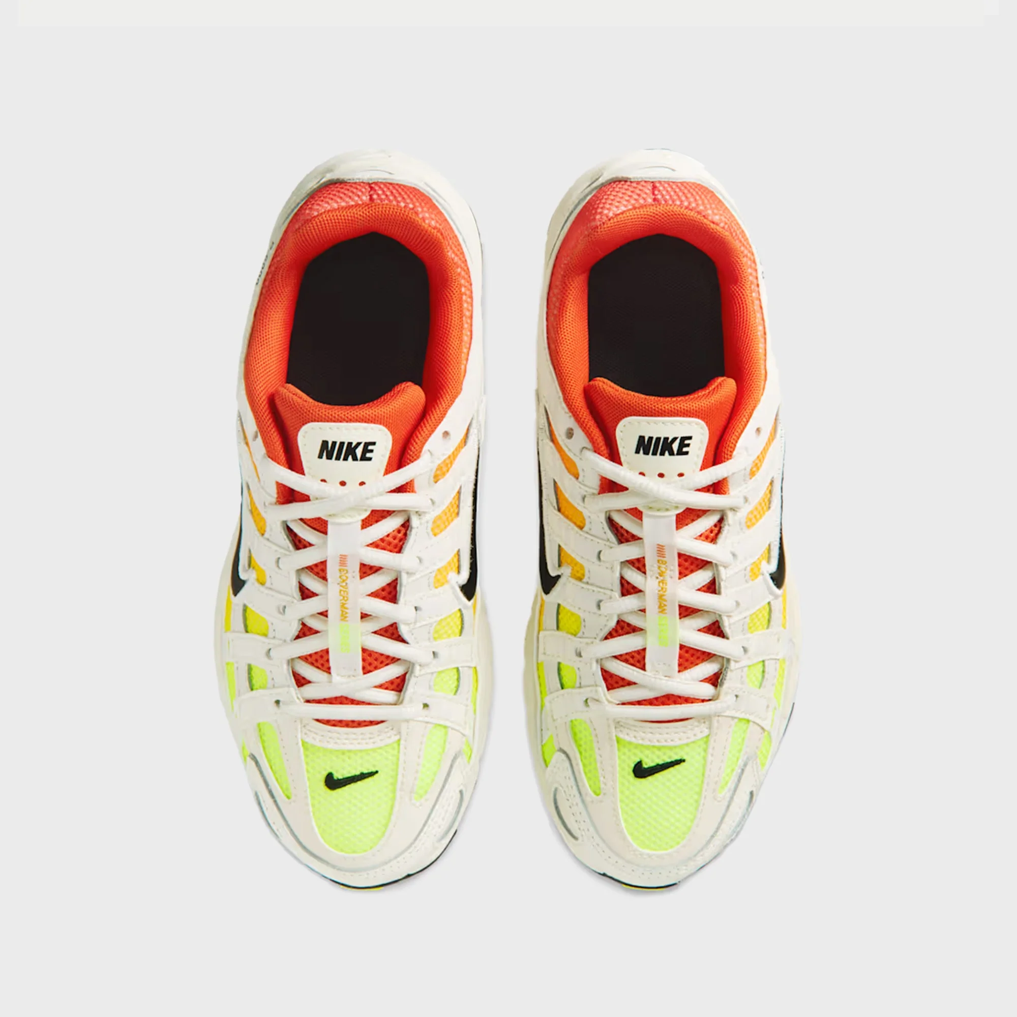 Nike GS P-6000 Fade - Sail / Black / Cosmic Clay / Volt Ice - Image 3