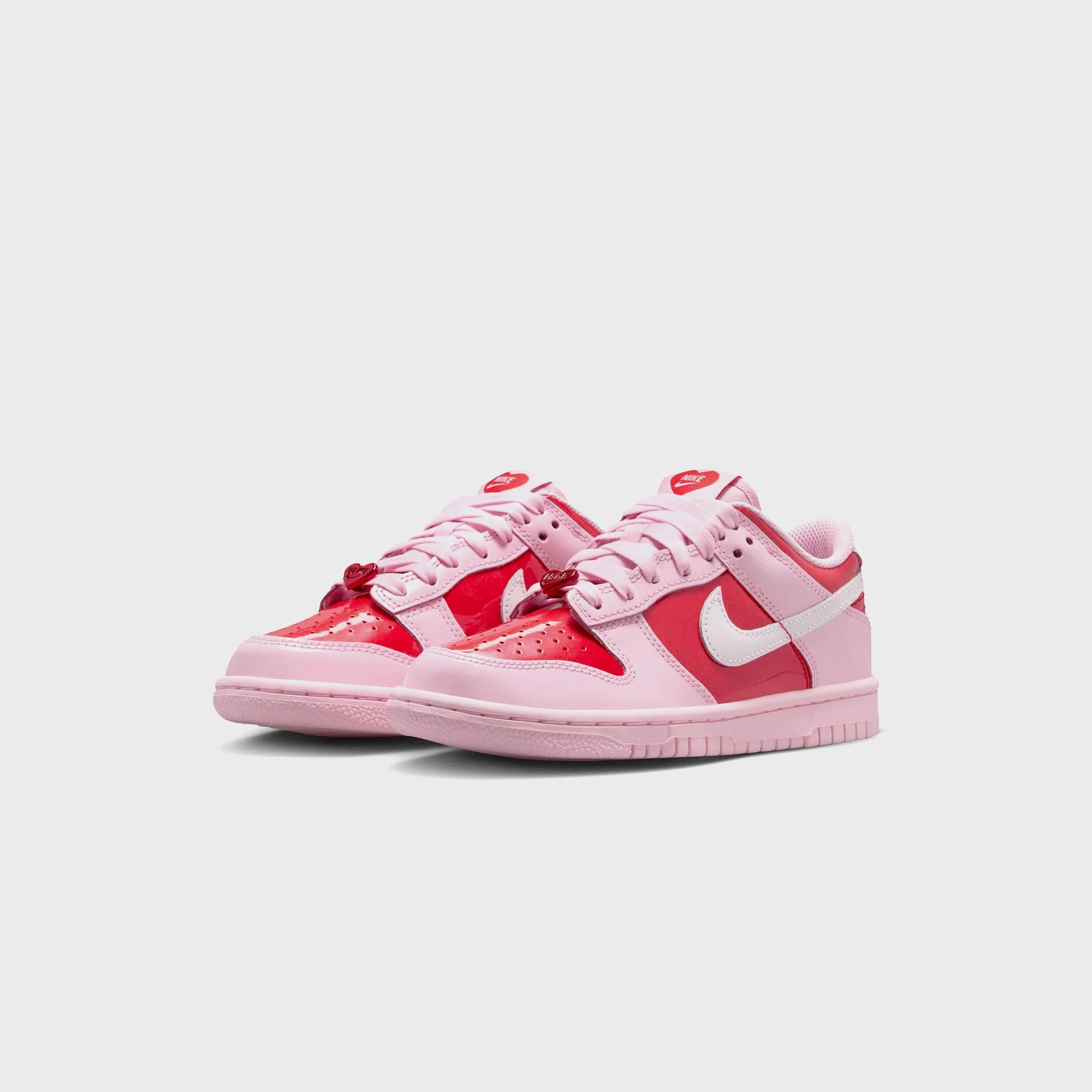 Nike GS Dunk Low - Pink Foam / Summit White / Light Crimson - Image 2