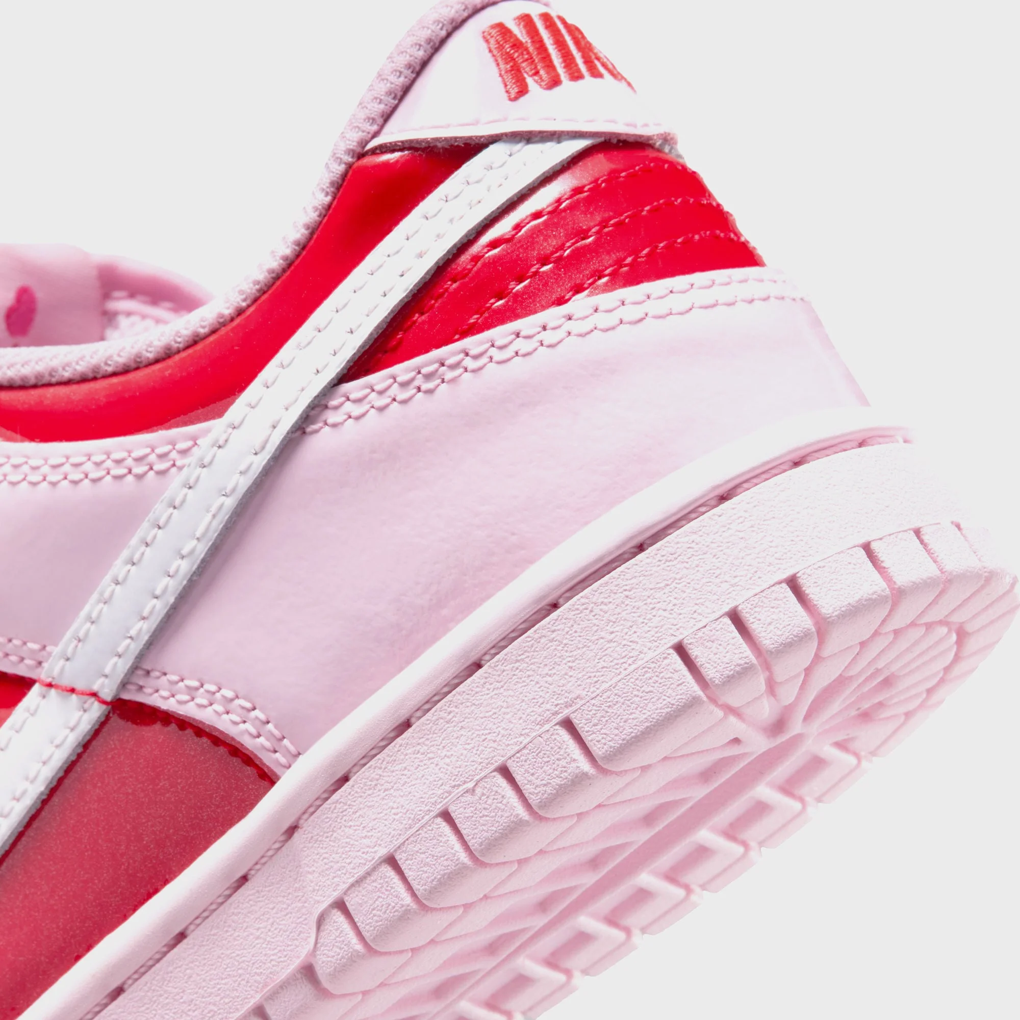 Nike GS Dunk Low - Pink Foam / Summit White / Light Crimson - Image 8
