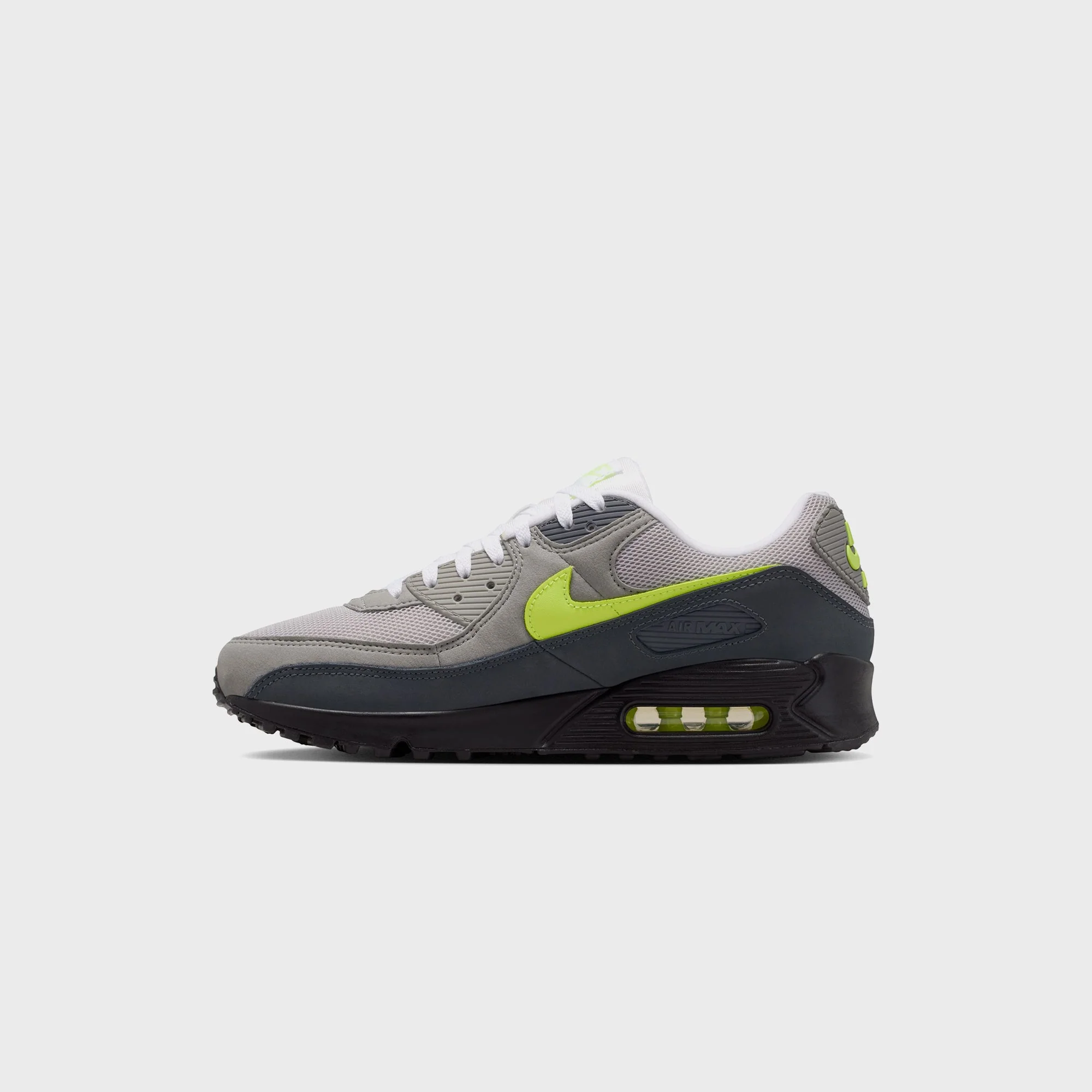 Nike Air Max 90 - Black / Anthracite / Light Charcoal / Neon Yellow - Image 5