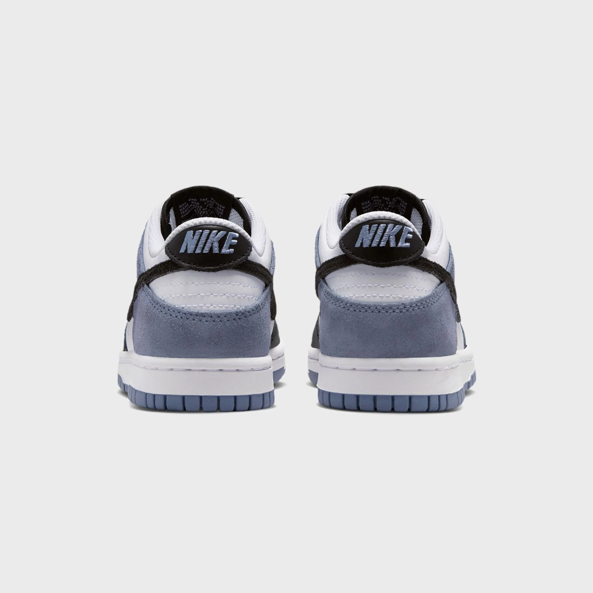 Nike GS Dunk Low - White / Black / Indigo - Image 5