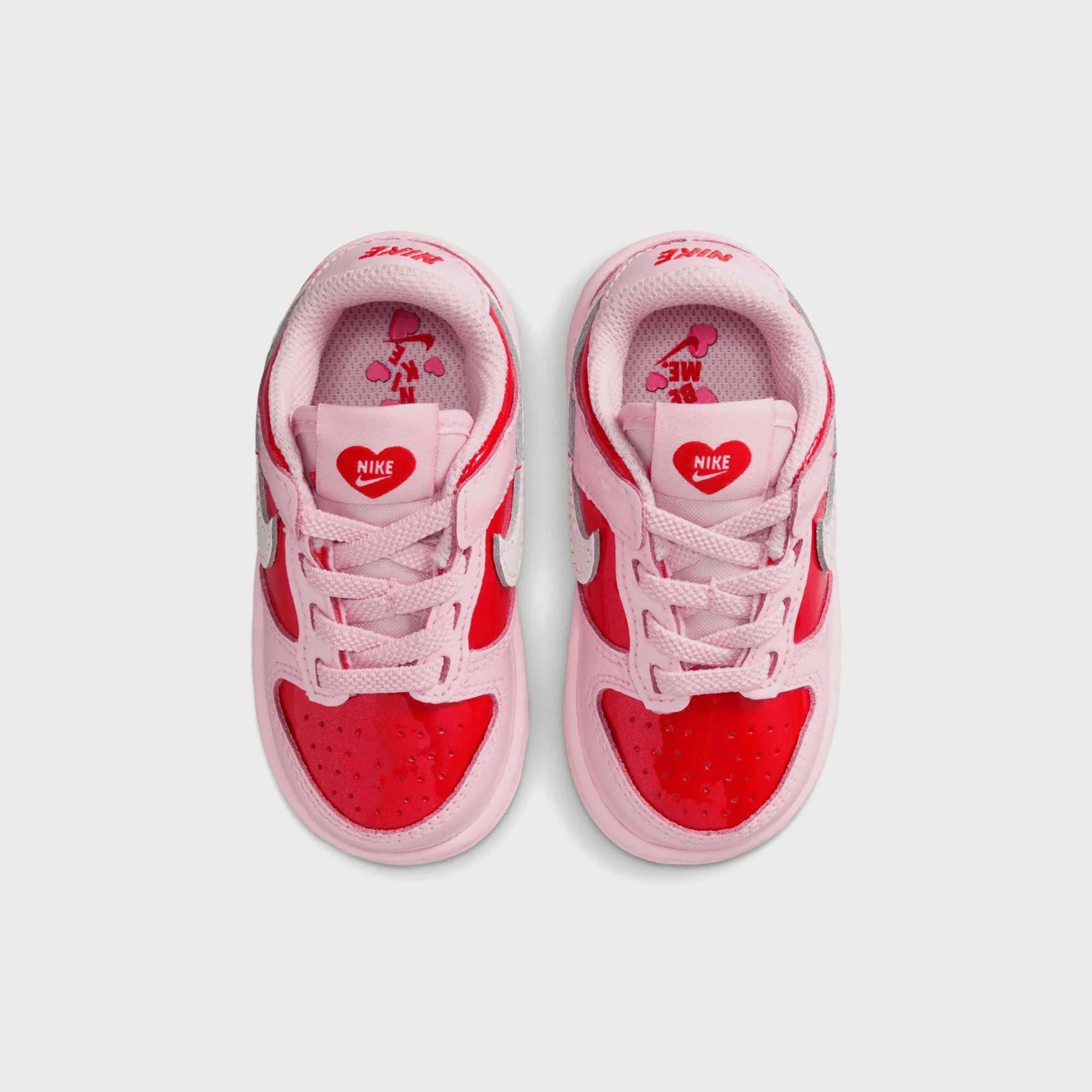 Nike TD Dunk Low - Pink Foam / Summit White / Light Crimson - Image 4