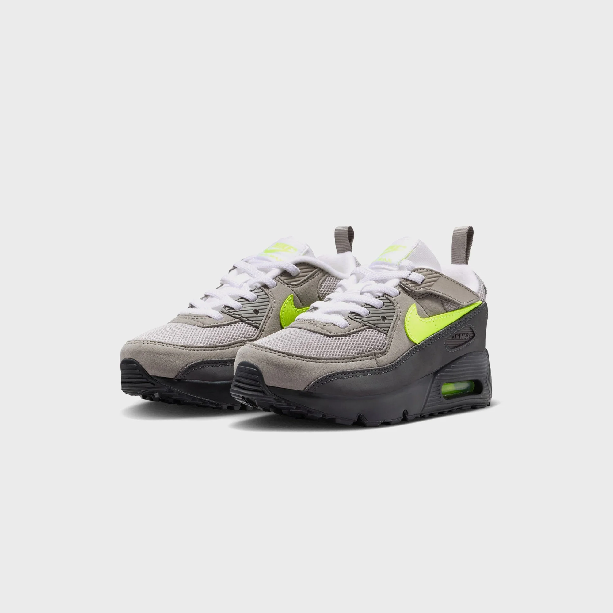 Nike PS Air Max 90 - Black / Anthracite / Light Charcoal / Neon Yellow - Image 2