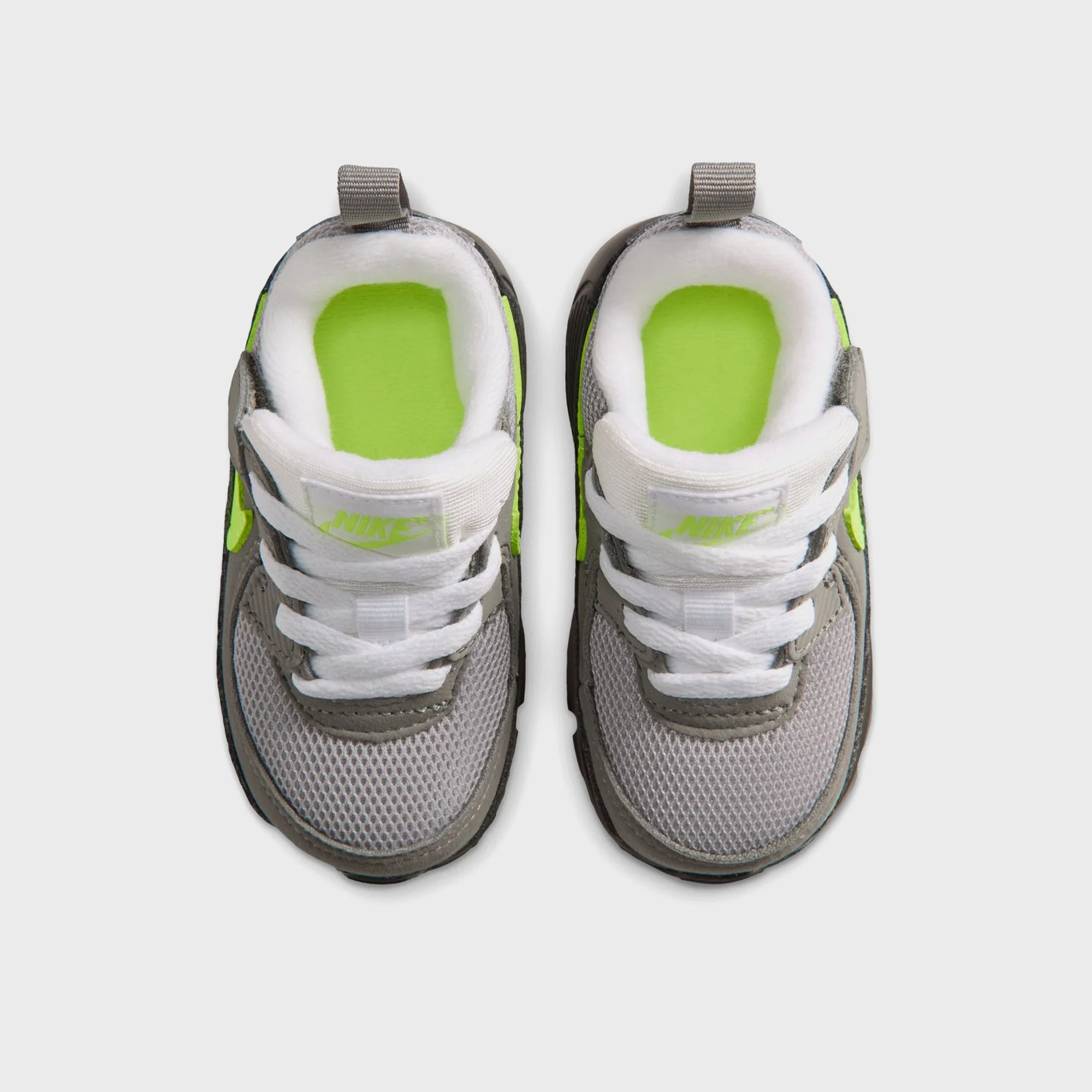 Nike TD Air Max 90 - Black / Anthracite / Light Charcoal / Neon Yellow - Image 5