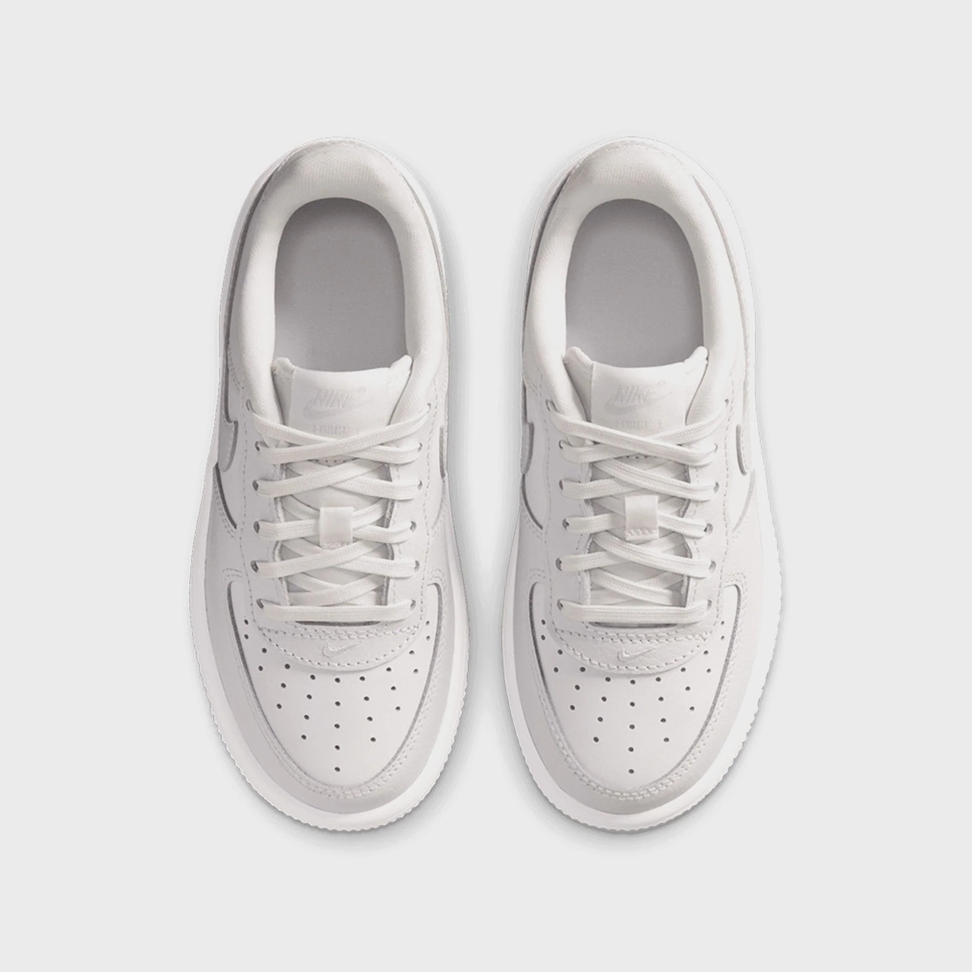 Nike PS Force 1 Low Essential+ Lace - Summit White / Vast Grey / Platinum Tint - Image 4