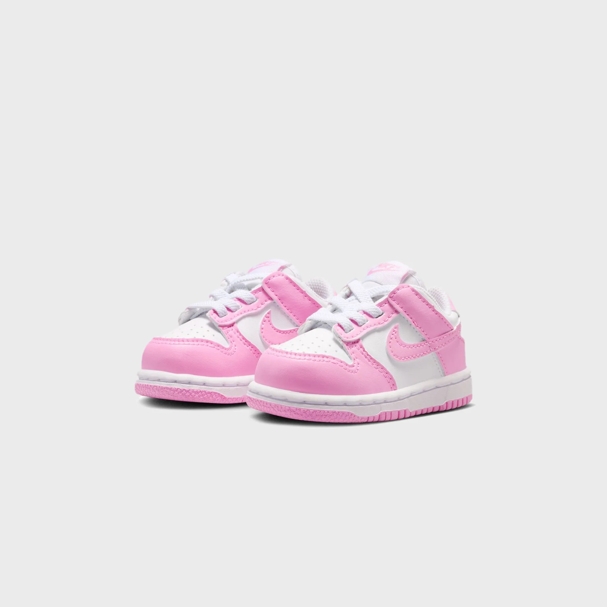Nike TD Dunk Low - White / Pink Rise - Image 2
